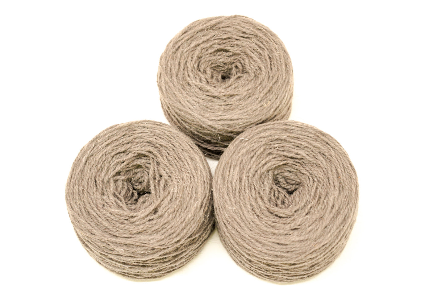Smokey taupe European wool yarn - 100g/3,5 oz. - color 264