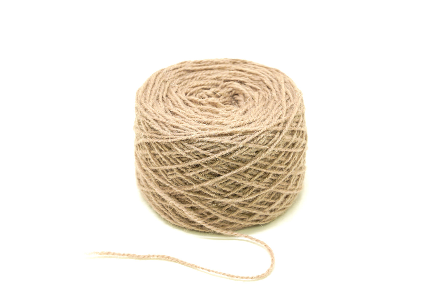 Linen grey European wool yarn - 100g/3,5 oz. Color - 76