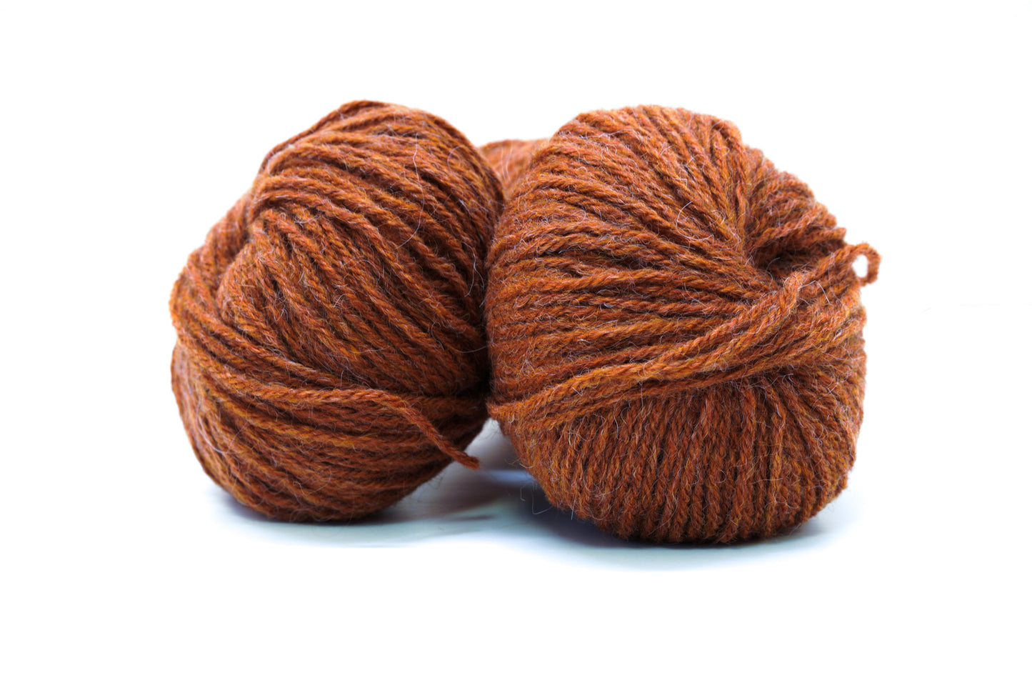 Brick alpaca wool yarn blend