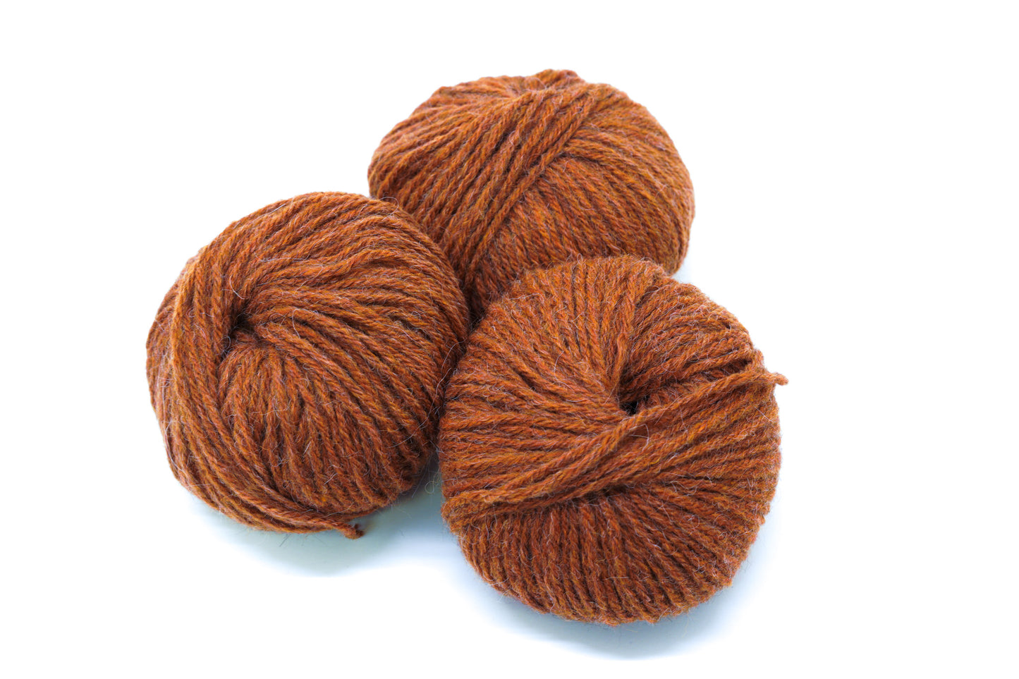 Brick alpaca wool yarn blend