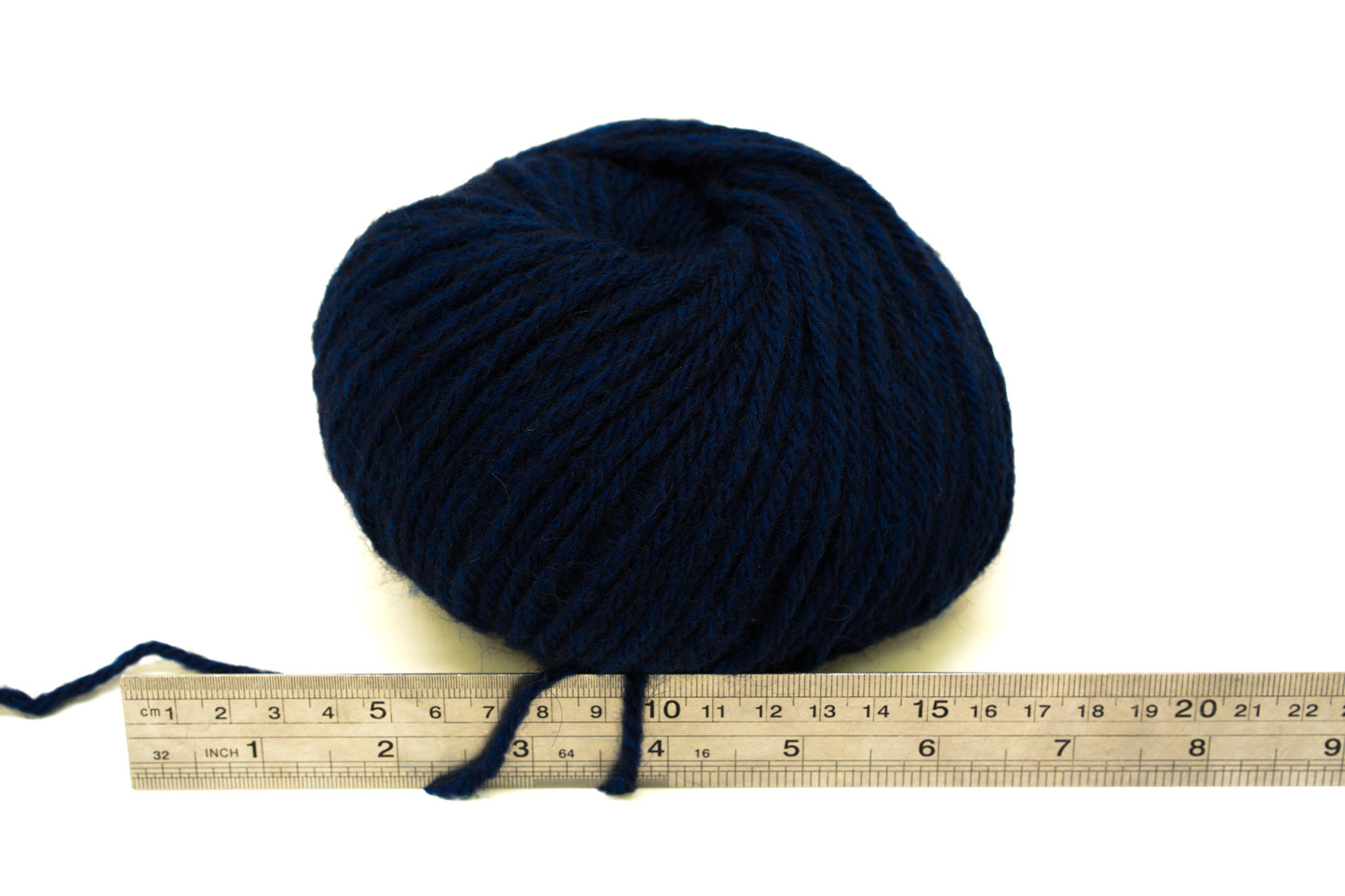 Dark blue alpaca wool yarn blend