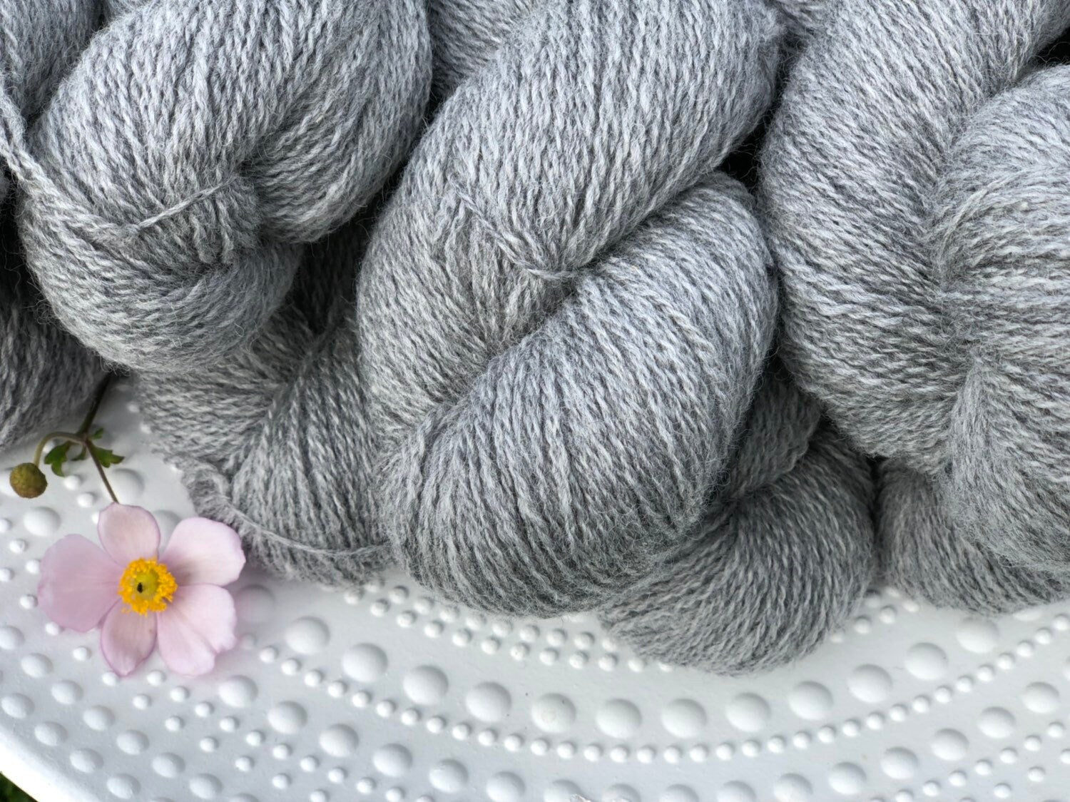 Soft Grey Lace merino wool yarn | soft-grey-lace-merino-wool-yarn