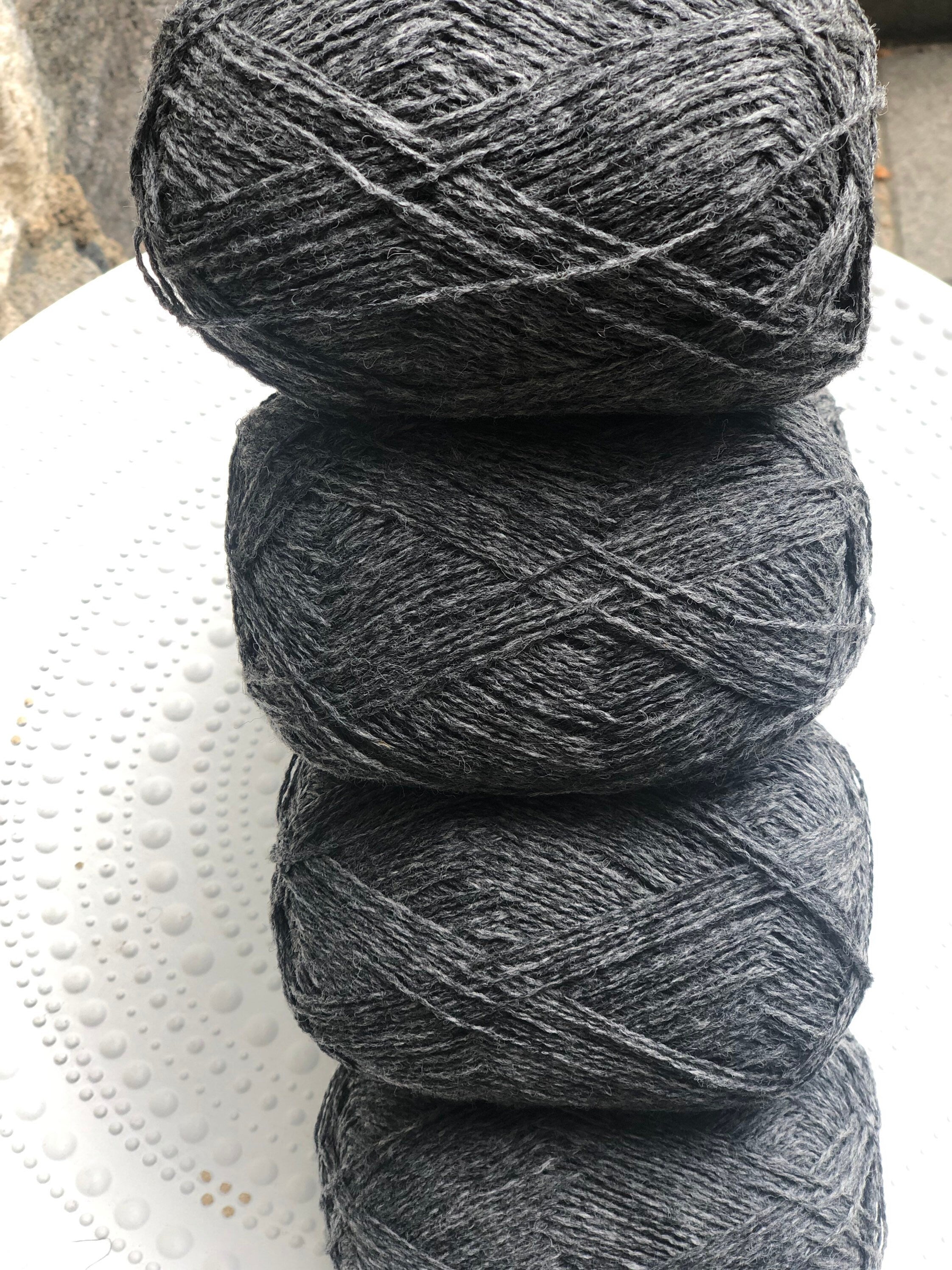 New Zealand graphite grey wool yarn | new-zealand-graphite-grey-wool-yarn