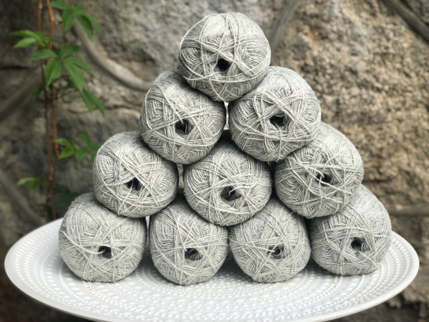 Light grey New Zealand lace wool yarn | light-grey-new-zealand-lace-wool-yarn