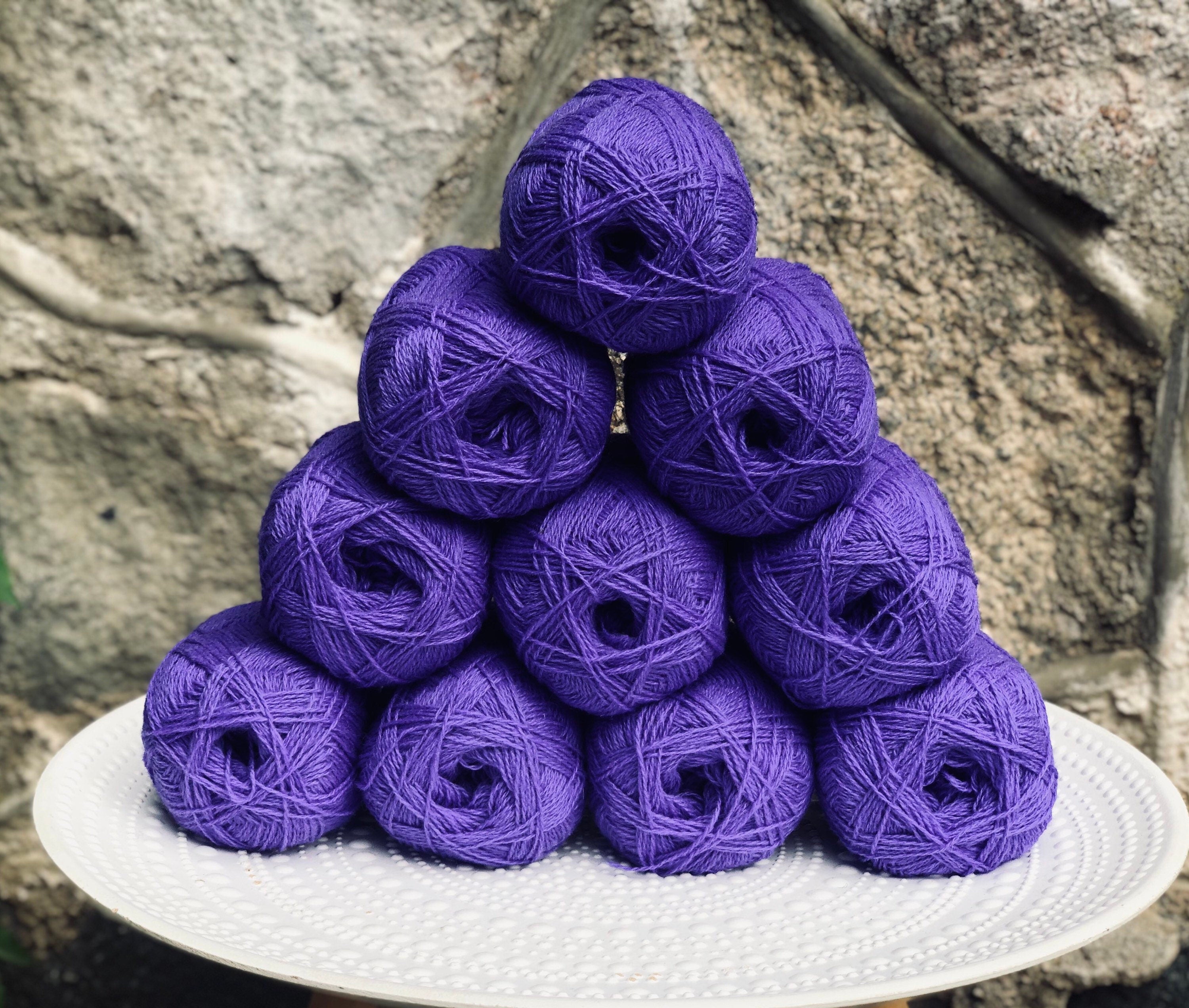 Royal purple New Zealand wool yarn | royal-purple-new-zealand-wool-yarn