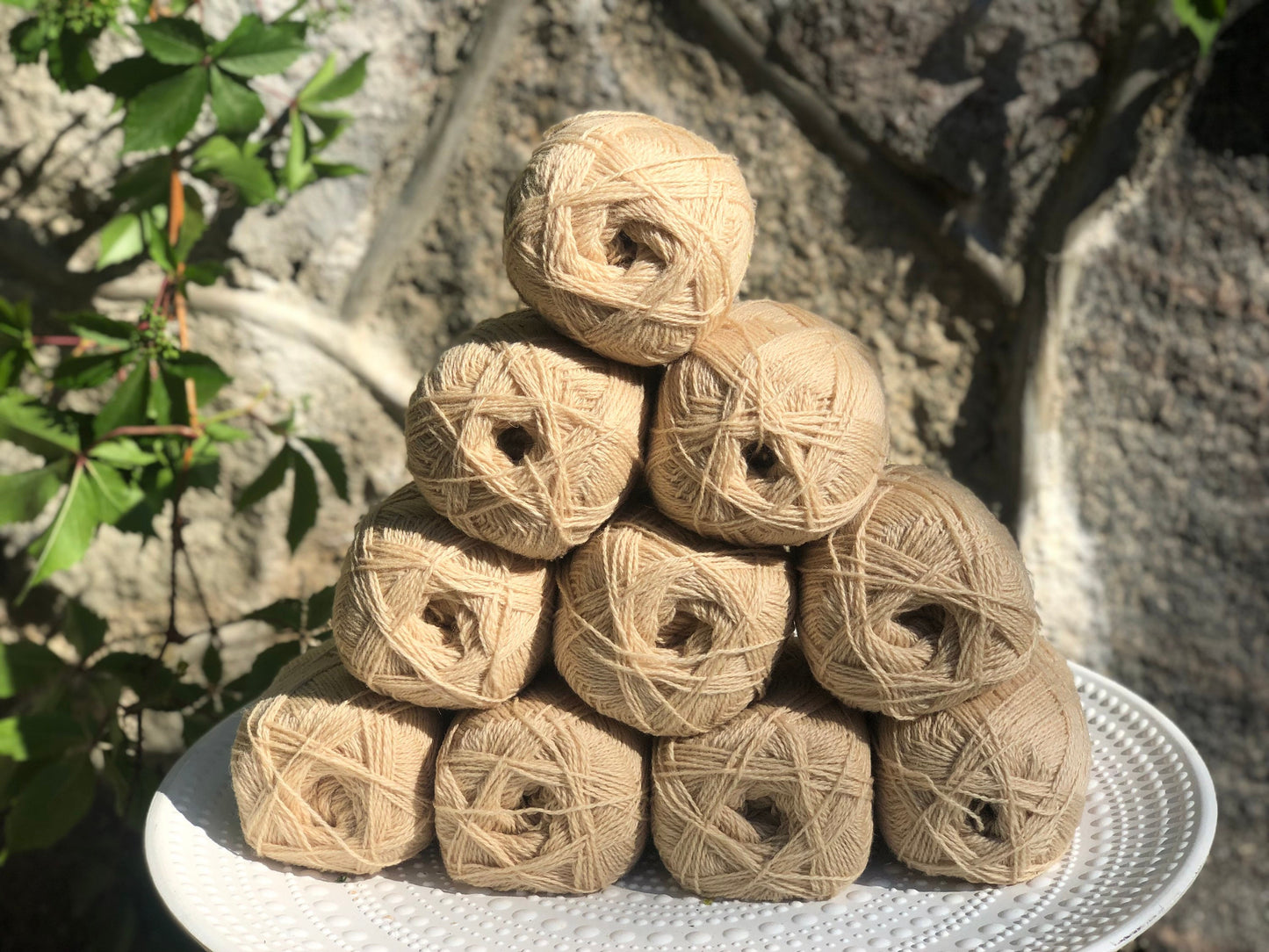 Beige color New Zealand wool yarn | beige-color-new-zealand-wool-yarn