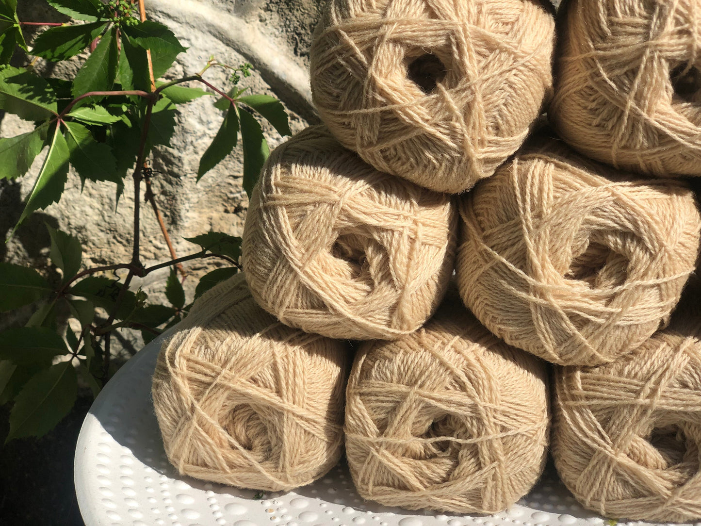 Beige color New Zealand wool yarn | beige-color-new-zealand-wool-yarn
