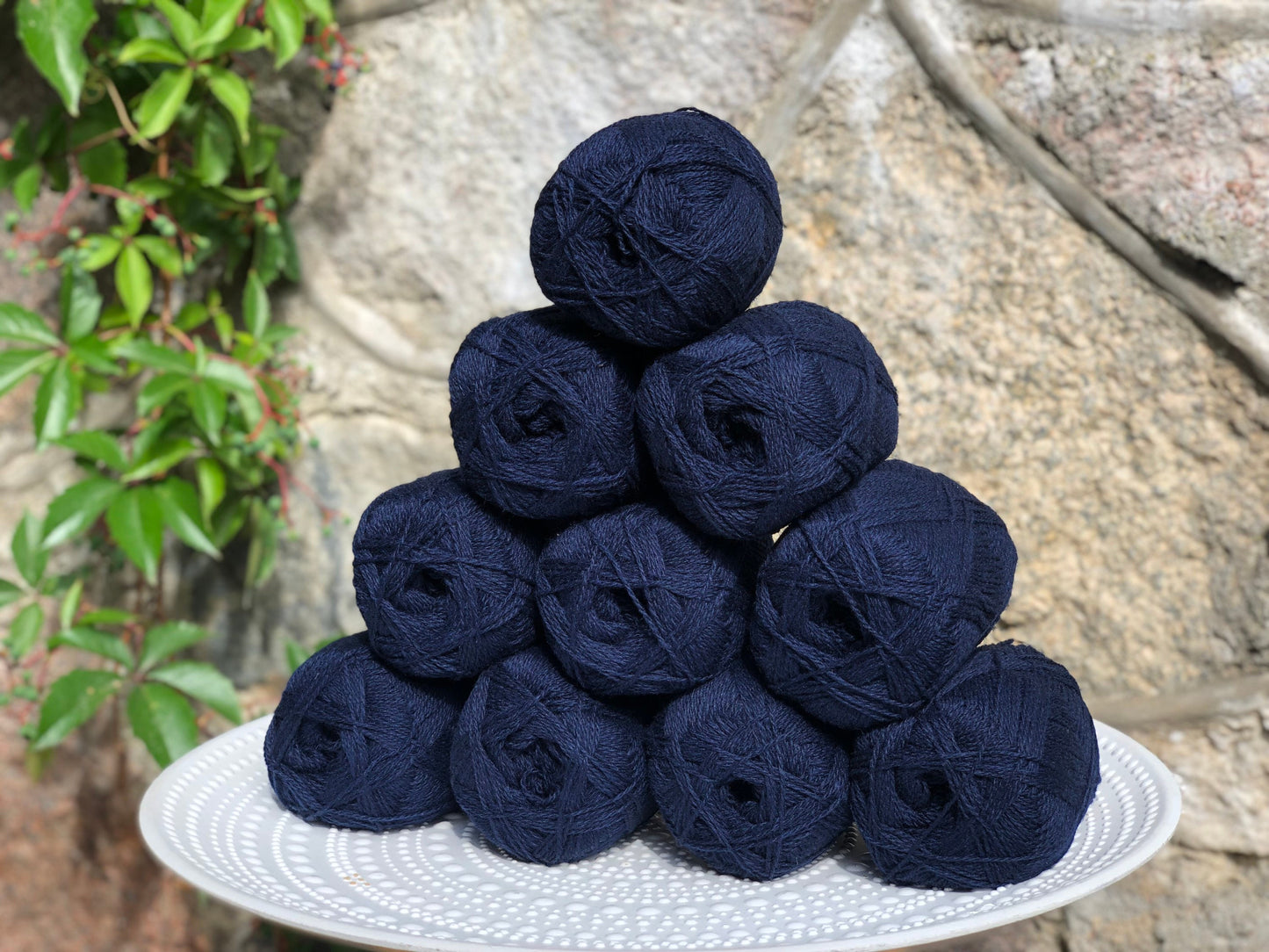 Dark blue New Zealand lace wool yarn | dark-blue-new-zealand-lace-wool-yarn