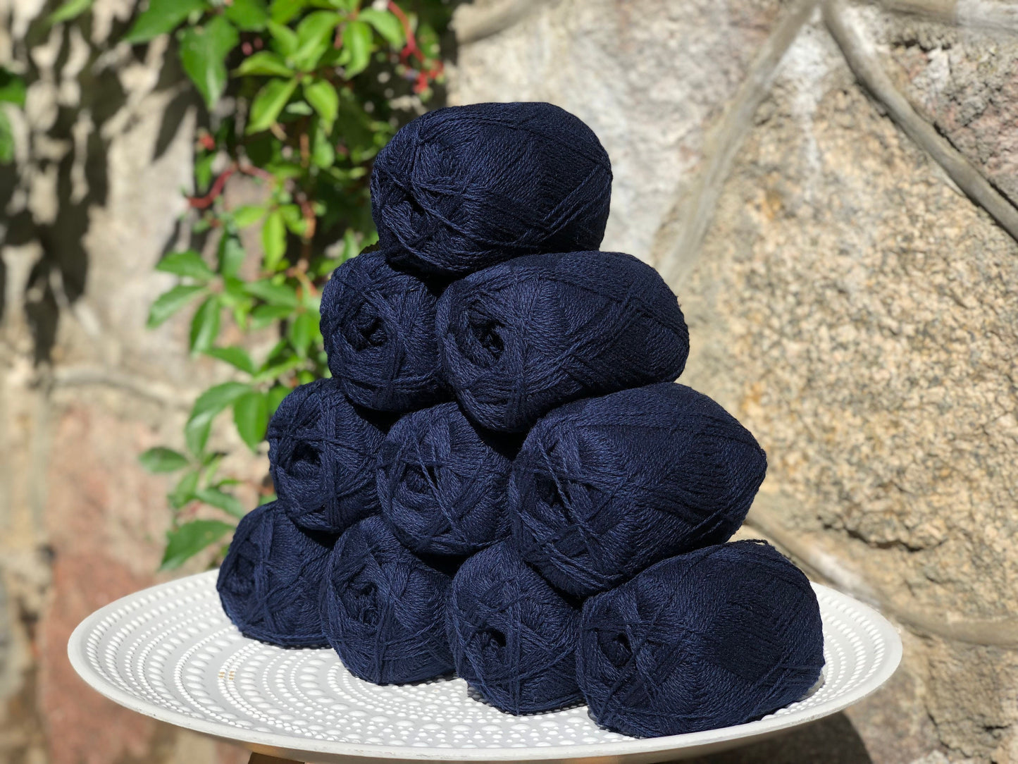 Dark blue New Zealand lace wool yarn | dark-blue-new-zealand-lace-wool-yarn