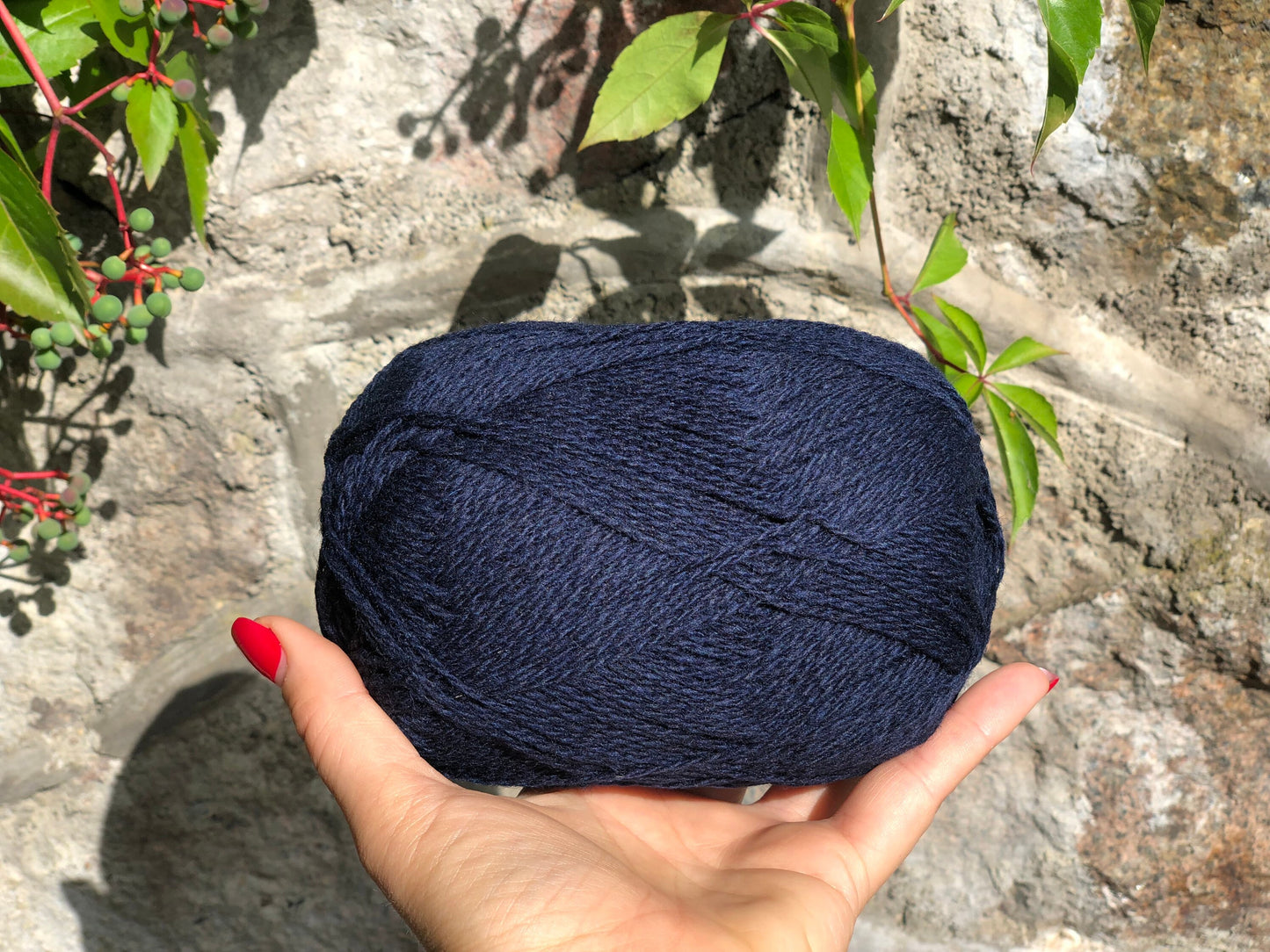 Dark blue New Zealand lace wool yarn | dark-blue-new-zealand-lace-wool-yarn