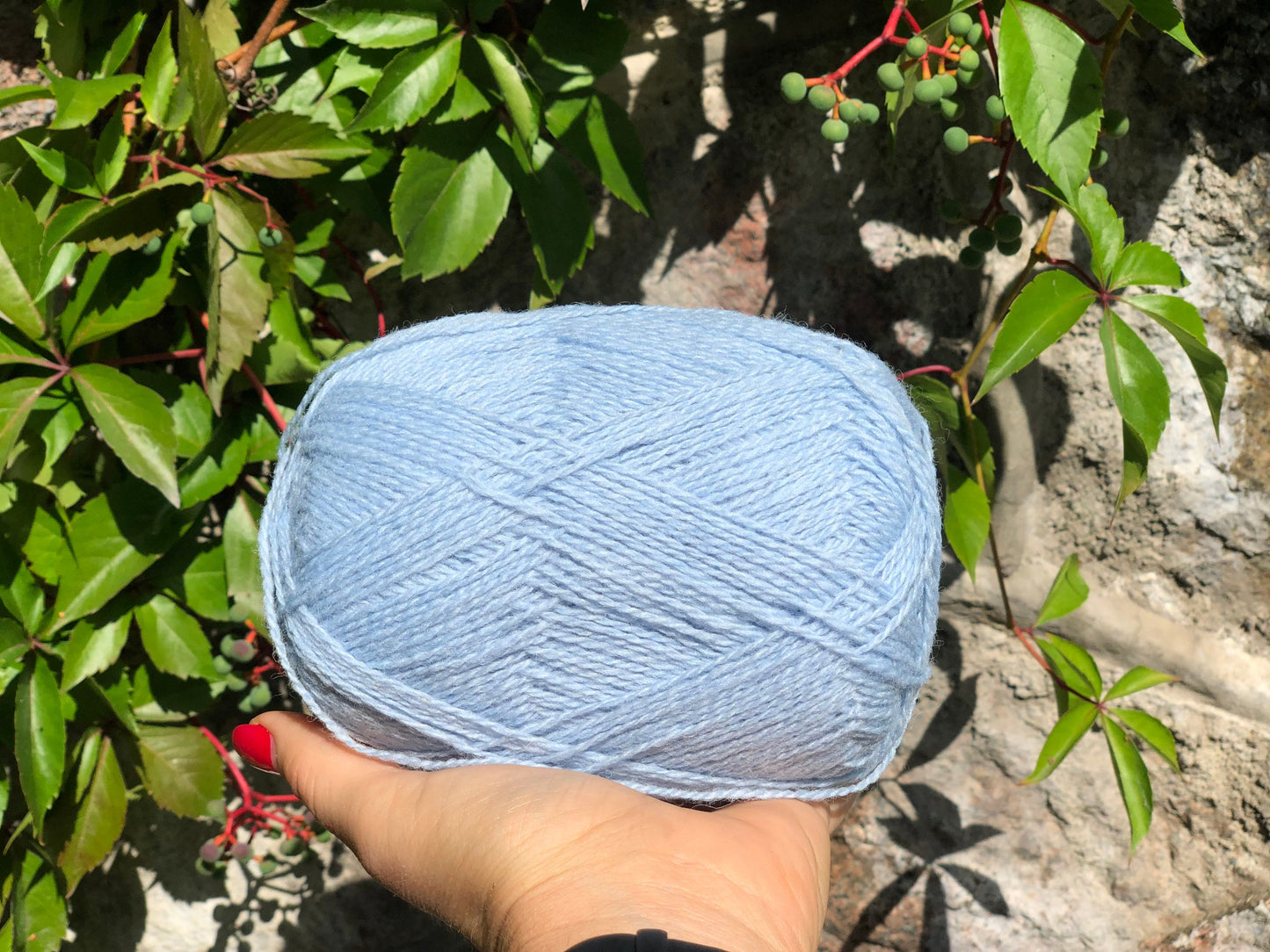 Baby blue New Zealand wool yarn | baby-blue-new-zealand-wool-yarn