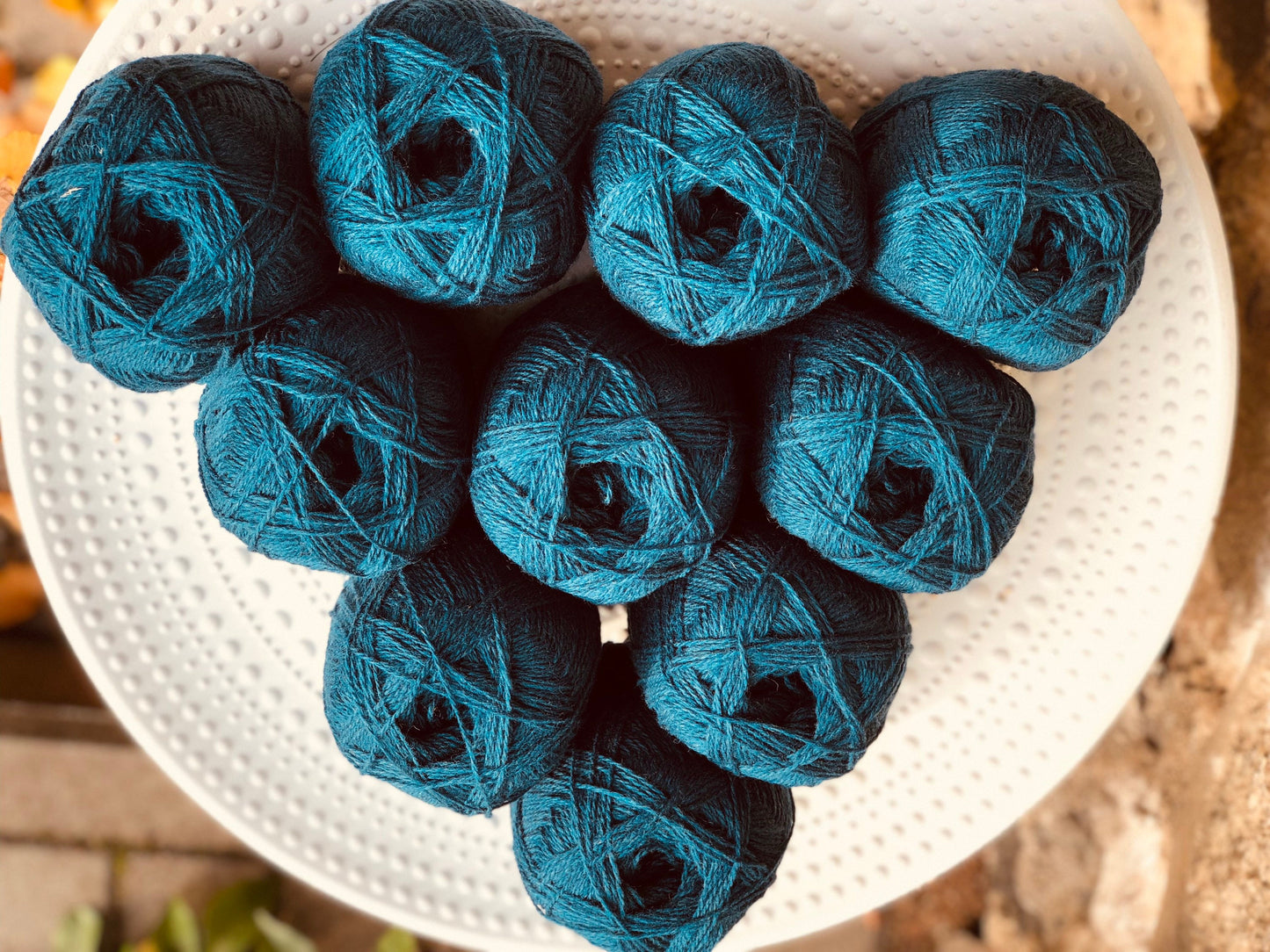 Emerald blue New Zealand wool yarn | emerald-blue-new-zealand-wool-yarn