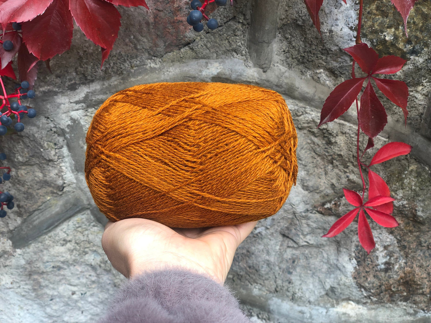 Cinnamon Color lace wool yarn | cinnamon-color-lace-wool-yarn
