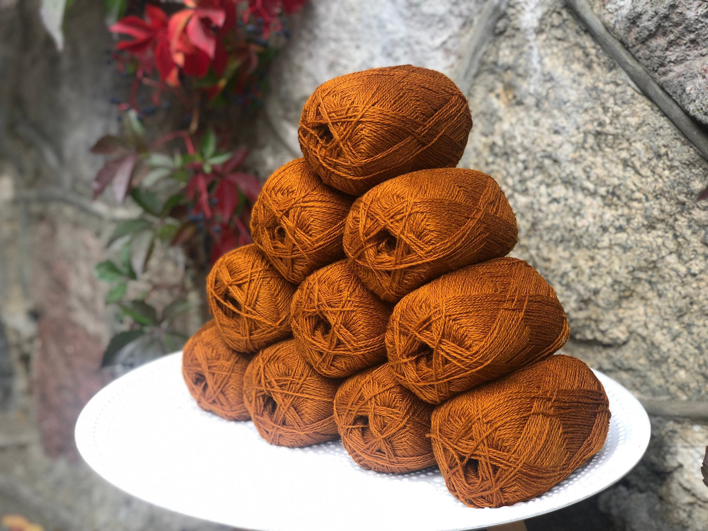 Cinnamon Color lace wool yarn | cinnamon-color-lace-wool-yarn