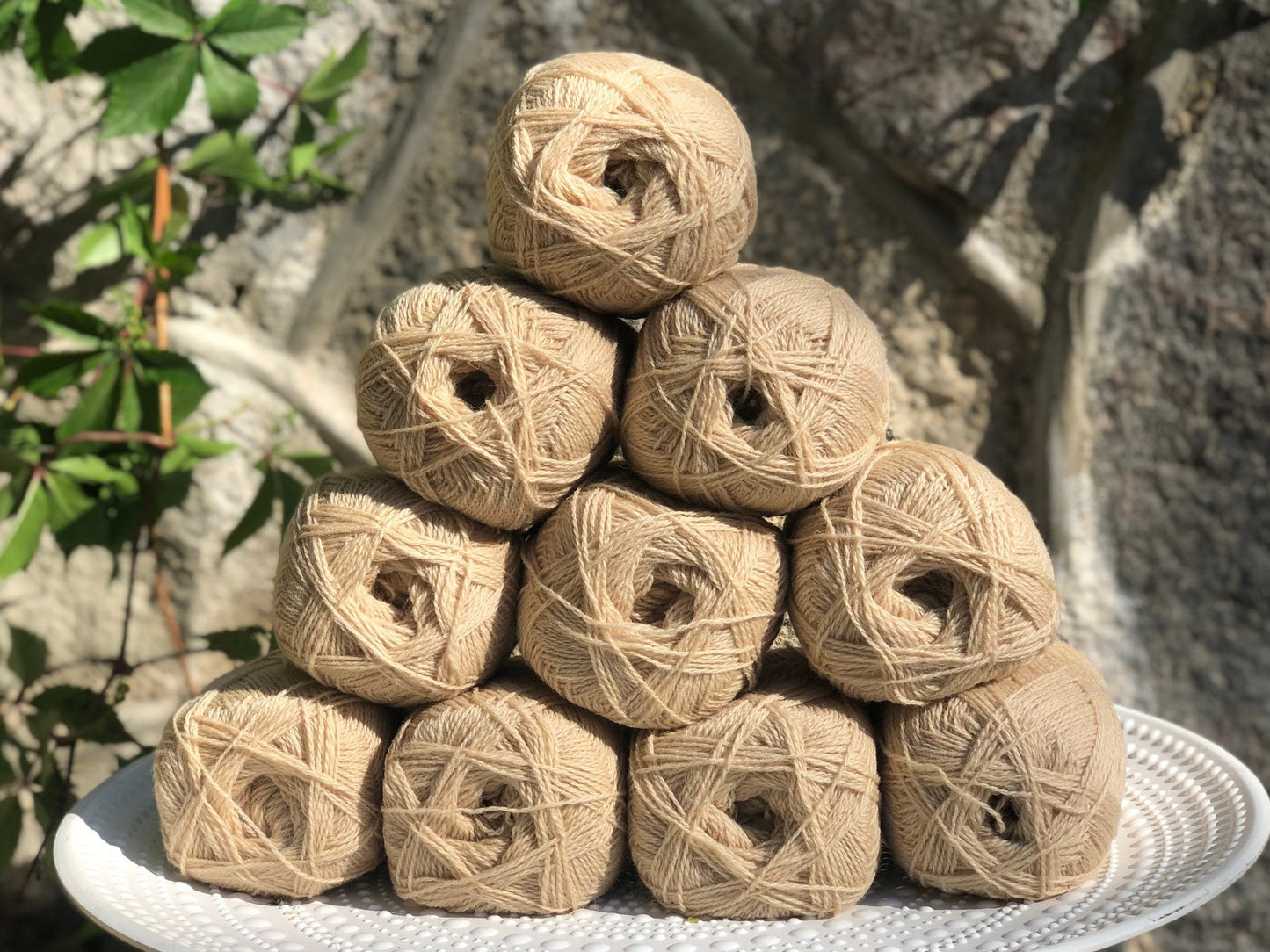 Beige color New Zealand wool yarn | beige-color-new-zealand-wool-yarn