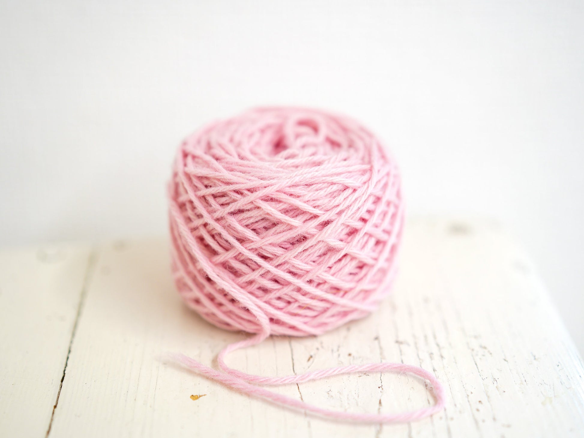 White, pink, ivory wool yarn for crafts | white-pink-ivory-wool-yarn-for-crafts