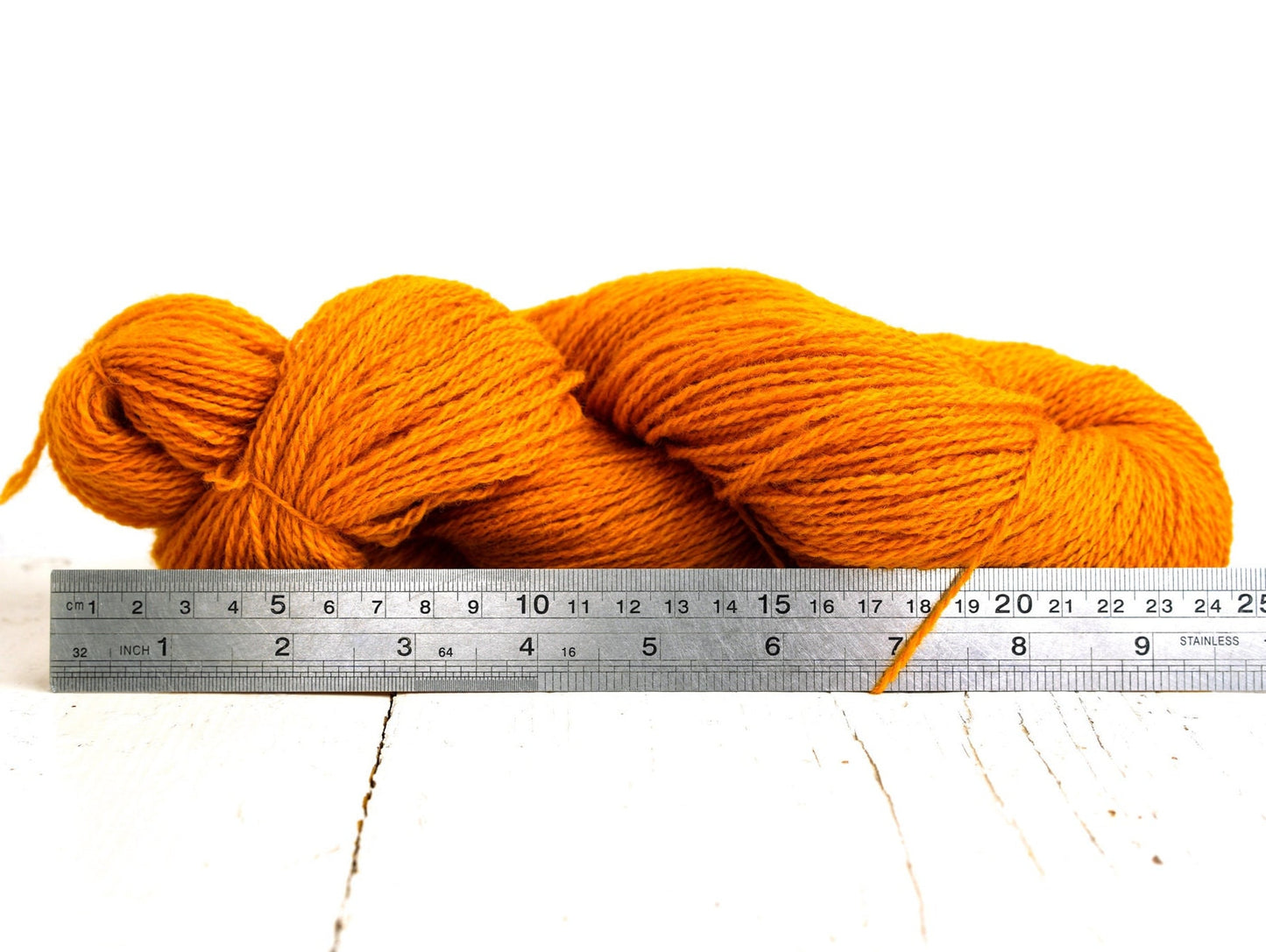 Saffron, pumpkin, cinnamon, caramel color wool yarn - 400g./14.1oz. - New Zealand fingering wool - for handknitting, weaving, making plaids | saffron-pumpkin-cinnamon-caramel-color-wool-yarn-400g-14-1oz-new-zealand-fingering-wool-for-handknitting-weaving-making-plaids