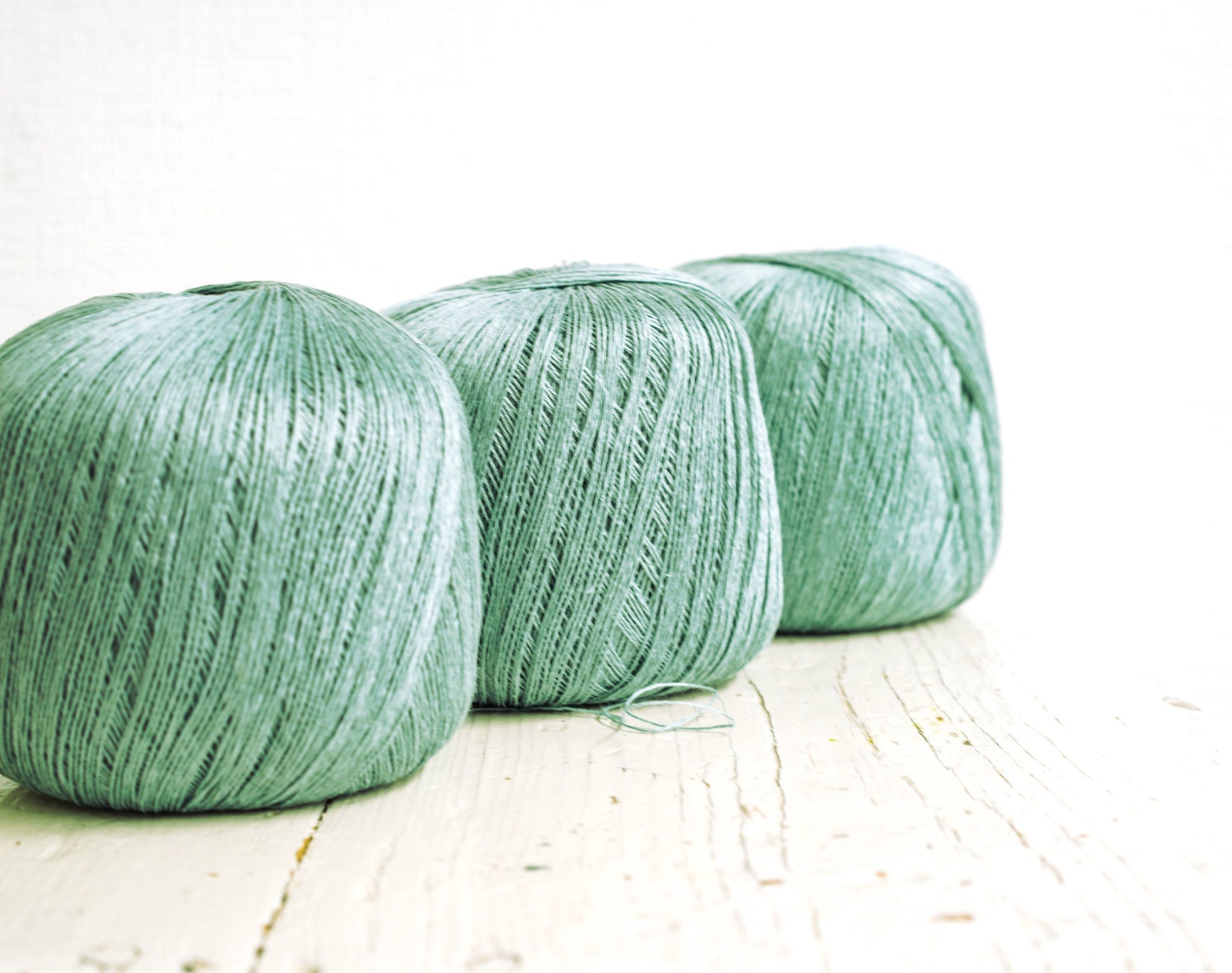 Dusty mint color linen 100g/600m made in European, Hand craft yarn for summer knitting, crochet projects - YarnHome | dusty-mint-color-linen-100g-600m-made-in-european-hand-craft-yarn-for-summer-knitting-crochet-projects-yarnhome