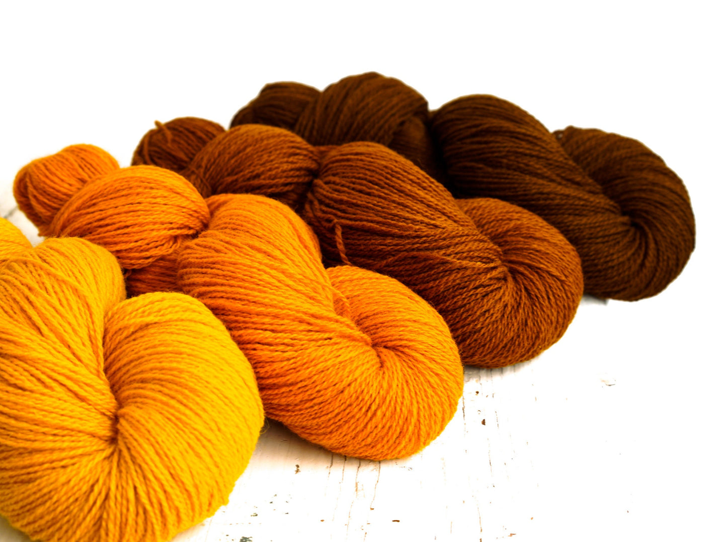 Saffron, pumpkin, cinnamon, caramel color wool yarn - 400g./14.1oz. - New Zealand fingering wool - for handknitting, weaving, making plaids | saffron-pumpkin-cinnamon-caramel-color-wool-yarn-400g-14-1oz-new-zealand-fingering-wool-for-handknitting-weaving-making-plaids