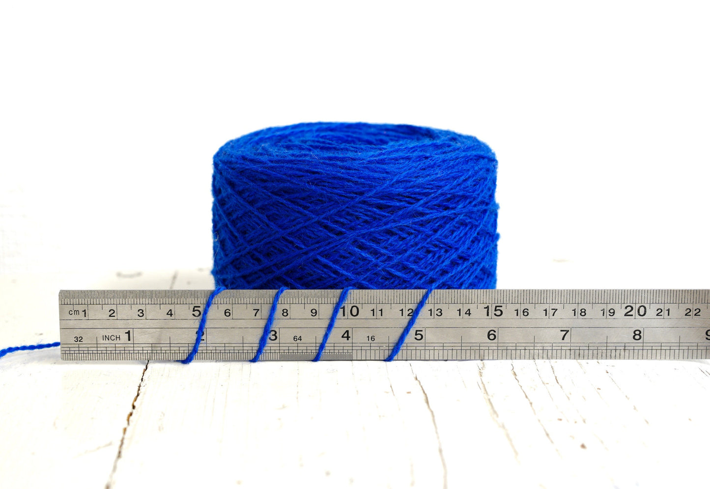 Royal blue wool cone 0,9kg/31.7oz - 100% wool yarn for weaving plaids, socks knitting, machine knitting, gift for knitter, winter wool - 460 | royal-blue-wool-cone-0-9kg-31-7oz-100-wool-yarn-for-weaving-plaids-socks-knitting-machine-knitting-gift-for-knitter-winter-wool-460