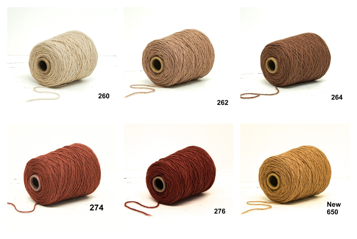 100% New Zealand Carpet Wool – 500g Cone – Tufting &amp; Rug Making Yarn