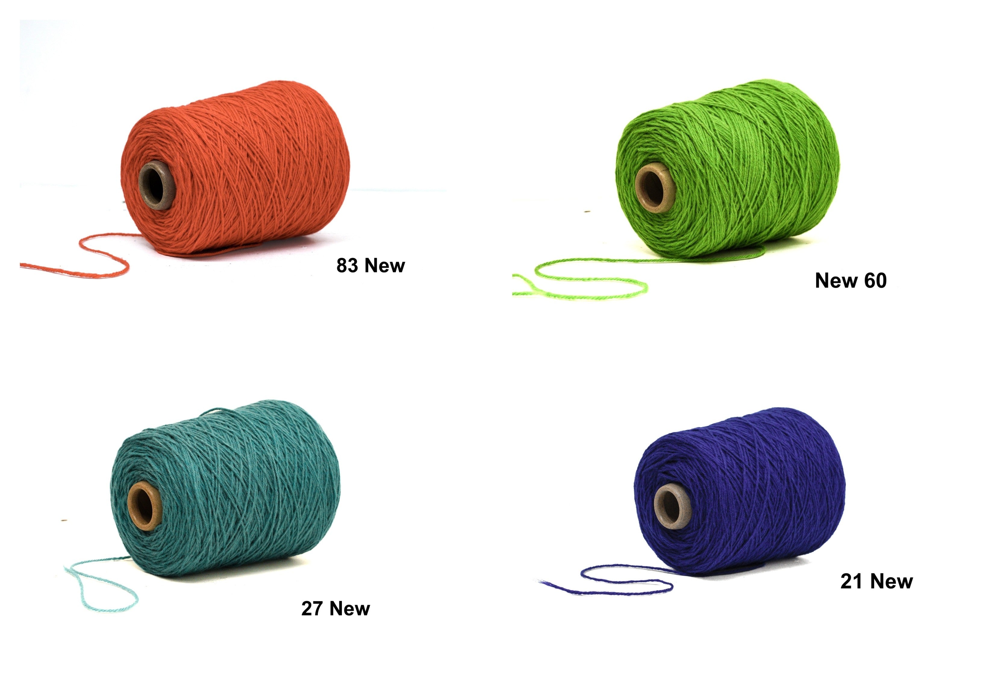 New Zealand wool Multi coloured carpet yarn in 61 colors