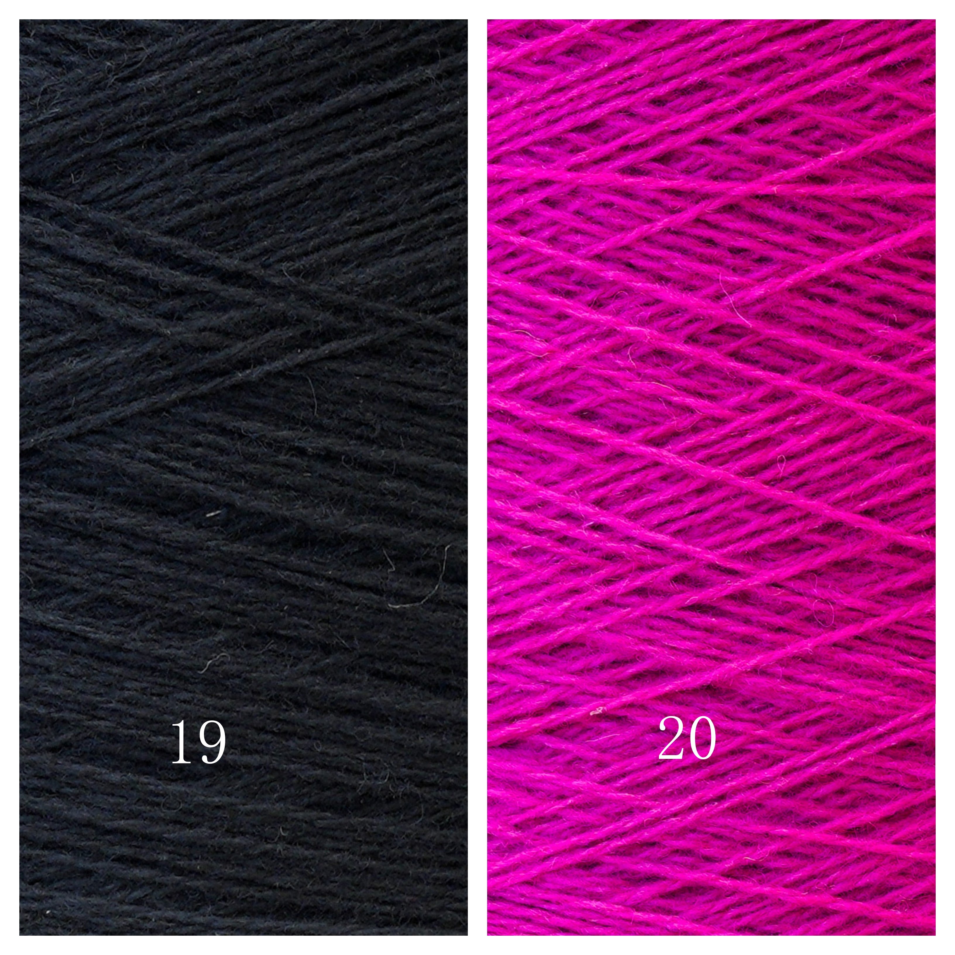 Dark blue soft merino wool in cone - 900g/31.7oz