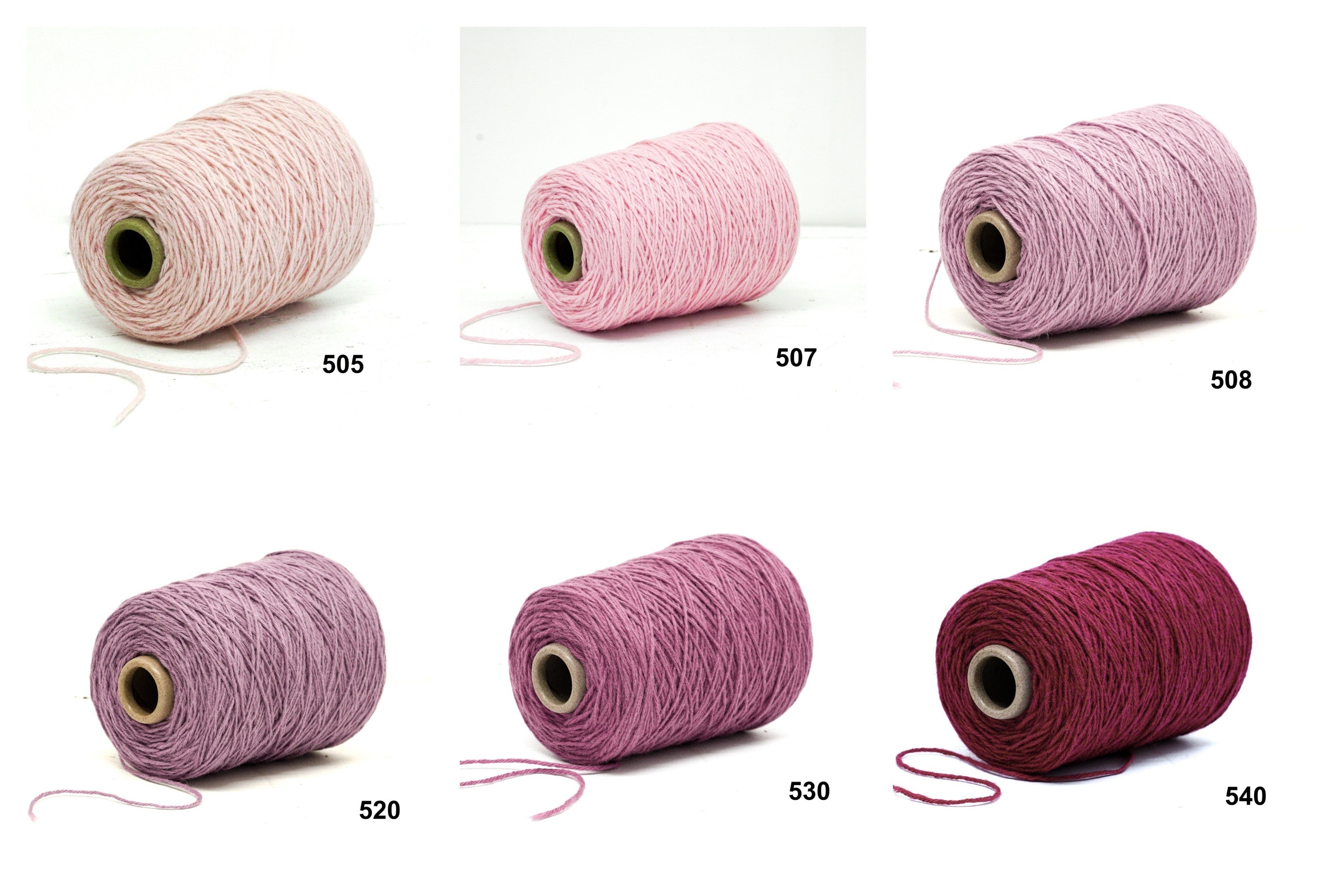 New Zealand wool Multi coloured carpet yarn in 61 colors