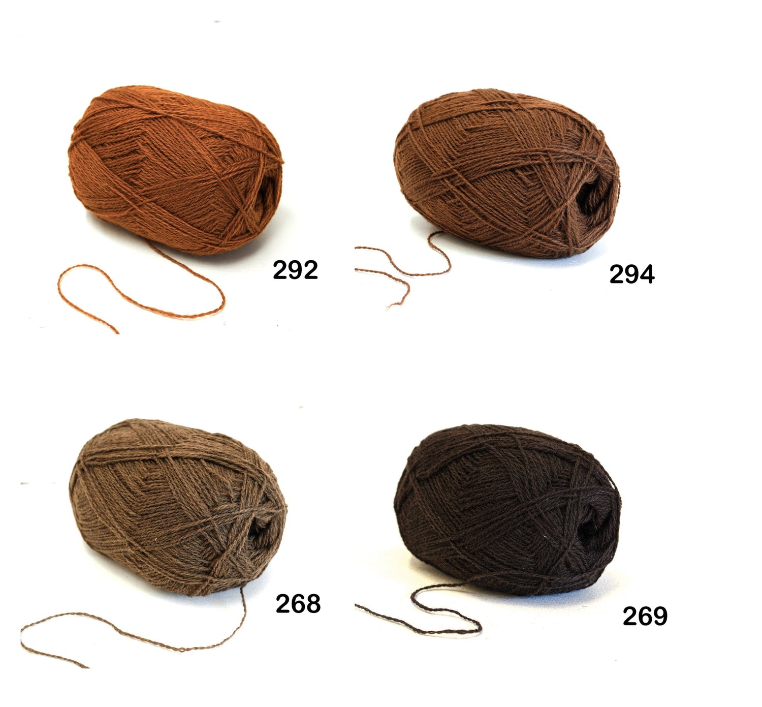 100% Wool Yarn ball : 100g/ 3,5 oz - Fingering - for Knitting, Crochet, Weaving - 60 colors