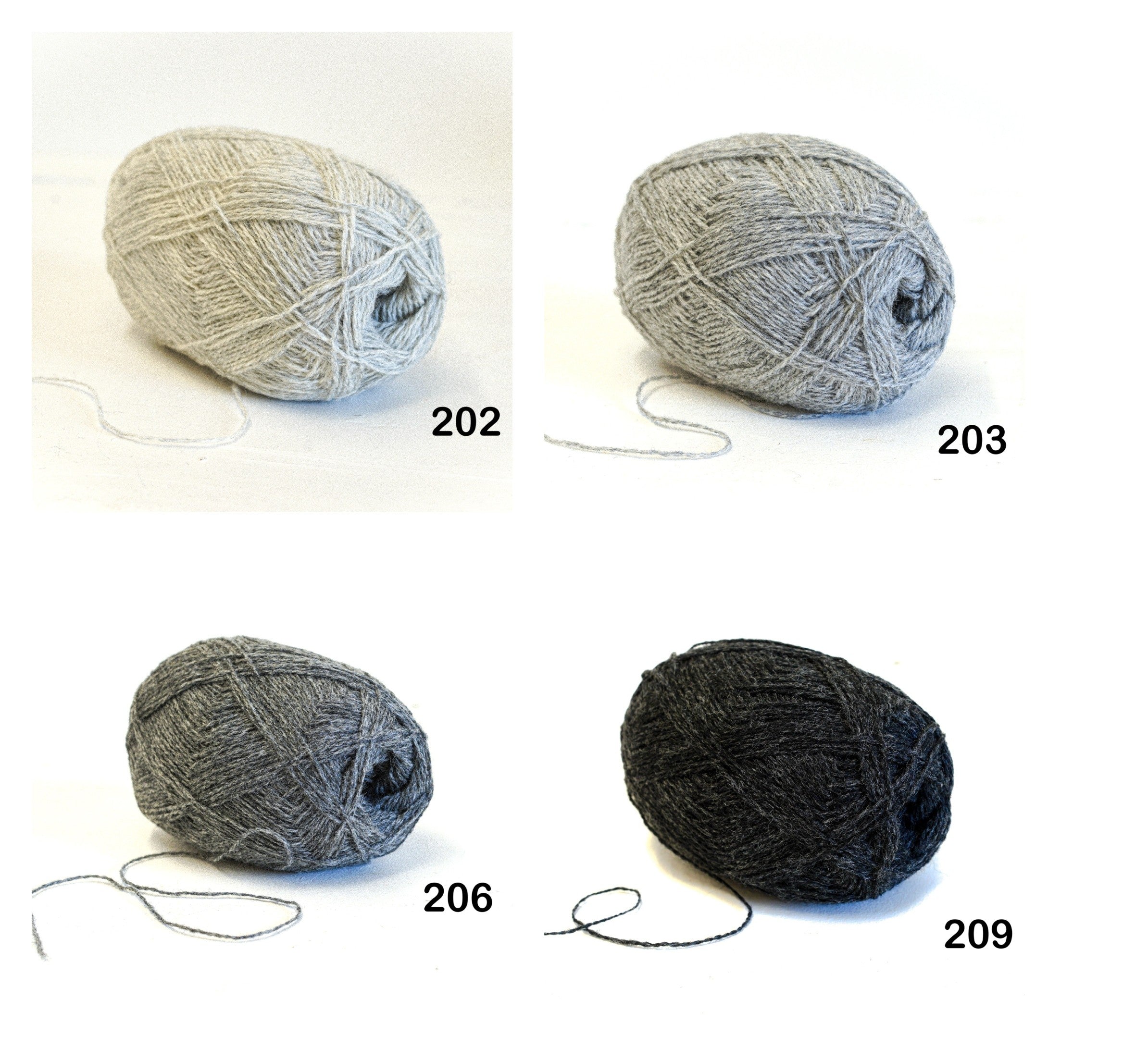 100% Wool Yarn ball : 100g/ 3,5 oz - Fingering - for Knitting, Crochet, Weaving - 60 colors