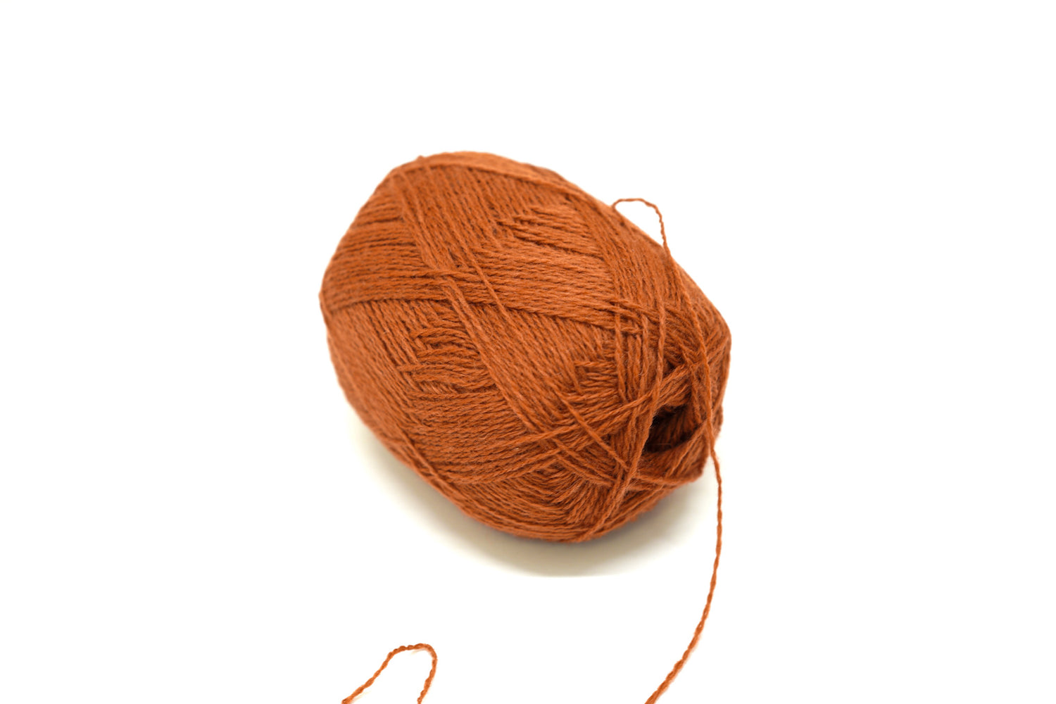 Brick Color wool yarn 100g./3,5oz - 274