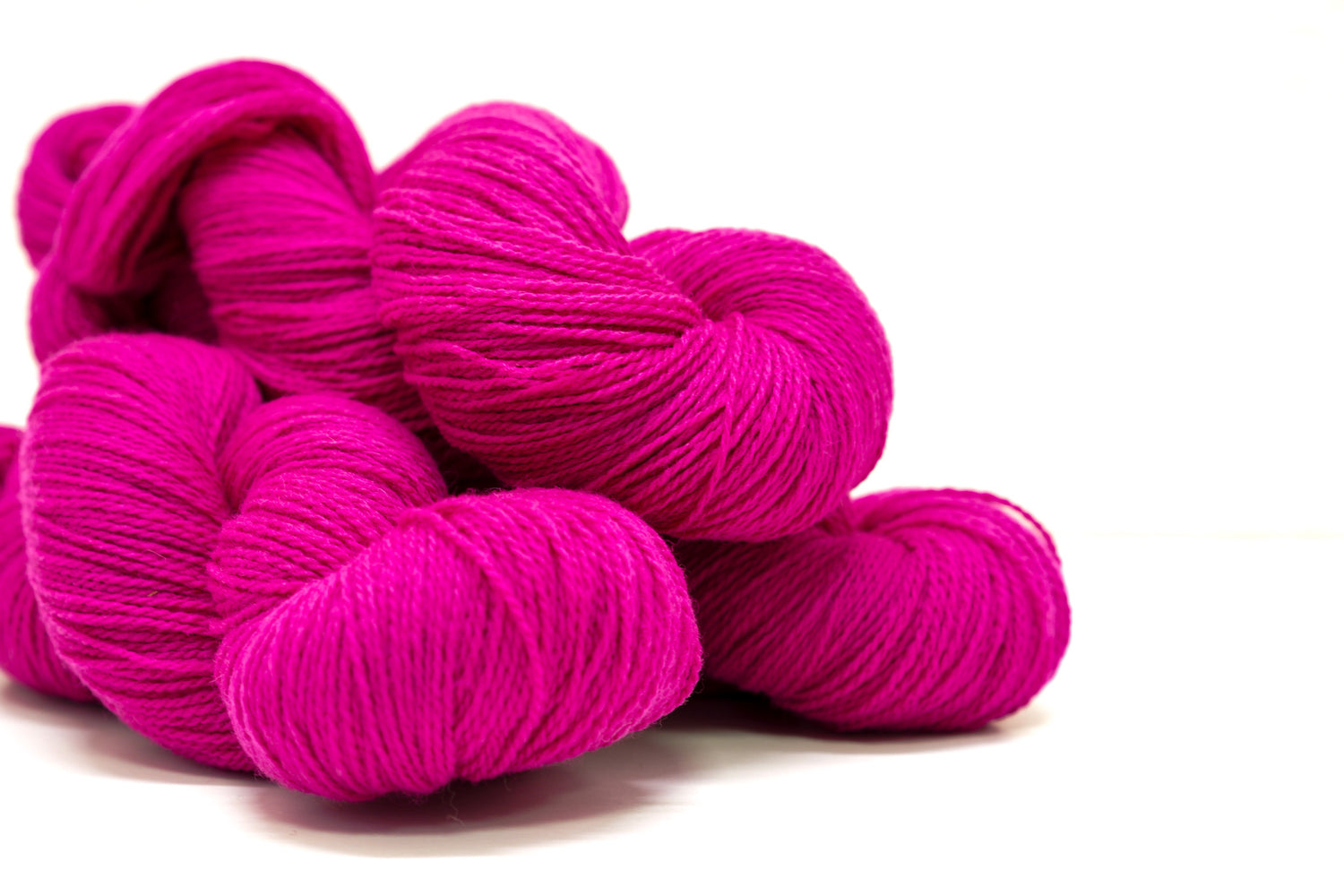 Soft merino wool yarn in skeins - 100g./3,5oz
