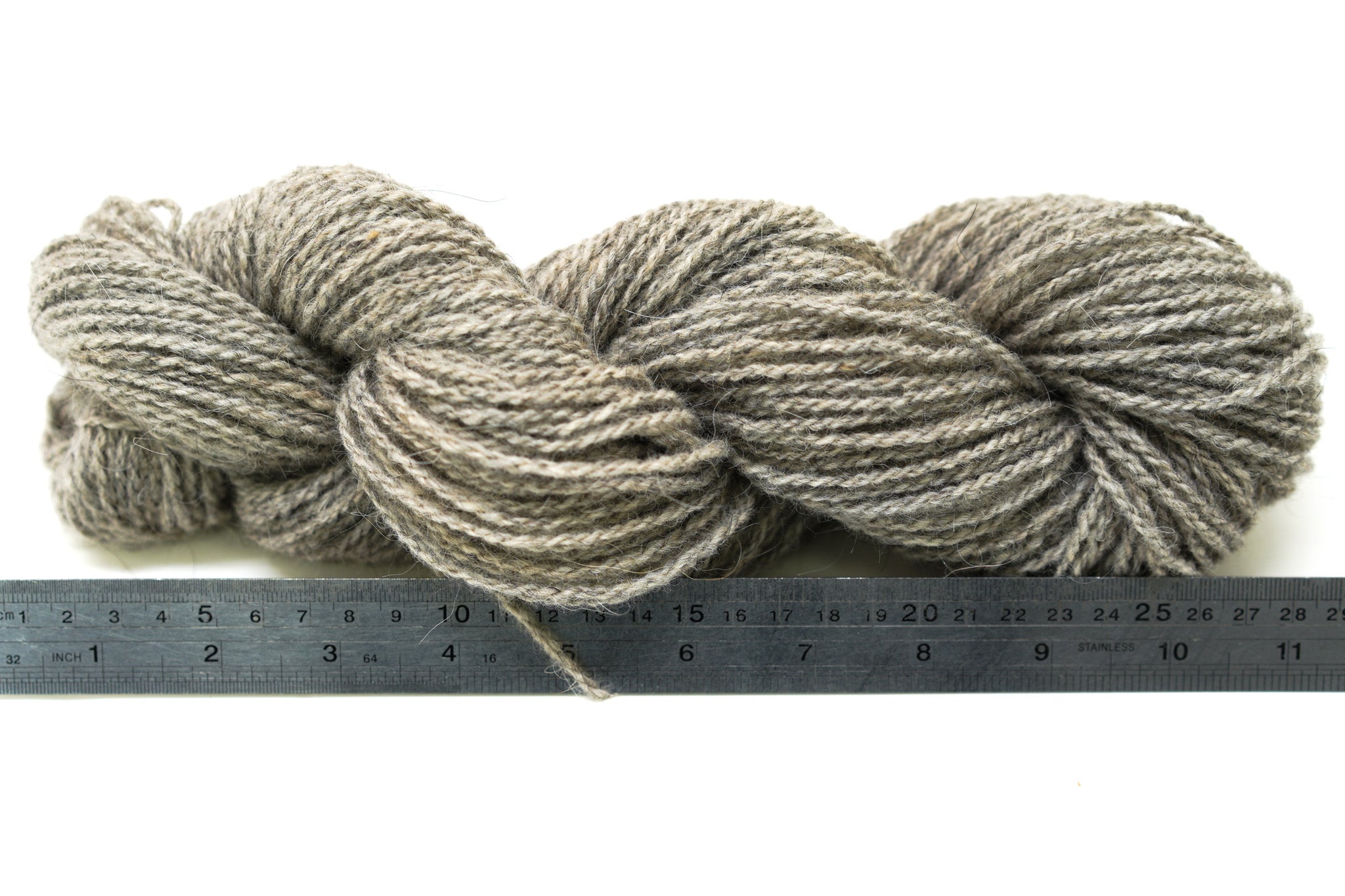 Grey Caucasian Shepherd Dog Wool 80%  and Tyrolean wool blend