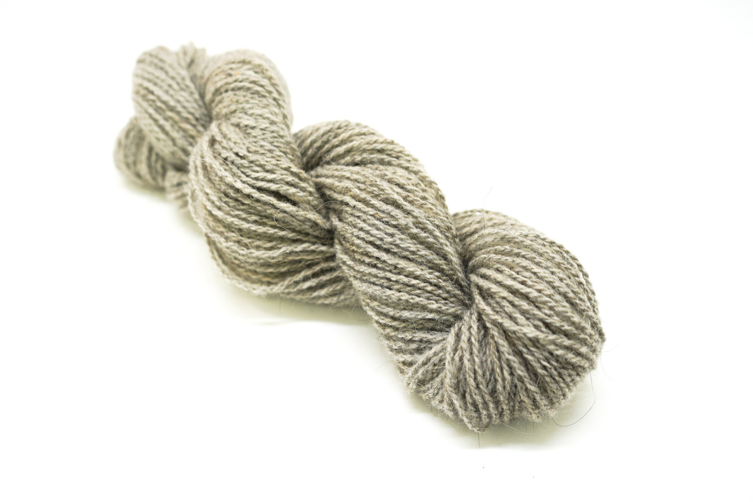 Grey Caucasian Shepherd Dog Wool 80%  and Tyrolean wool blend