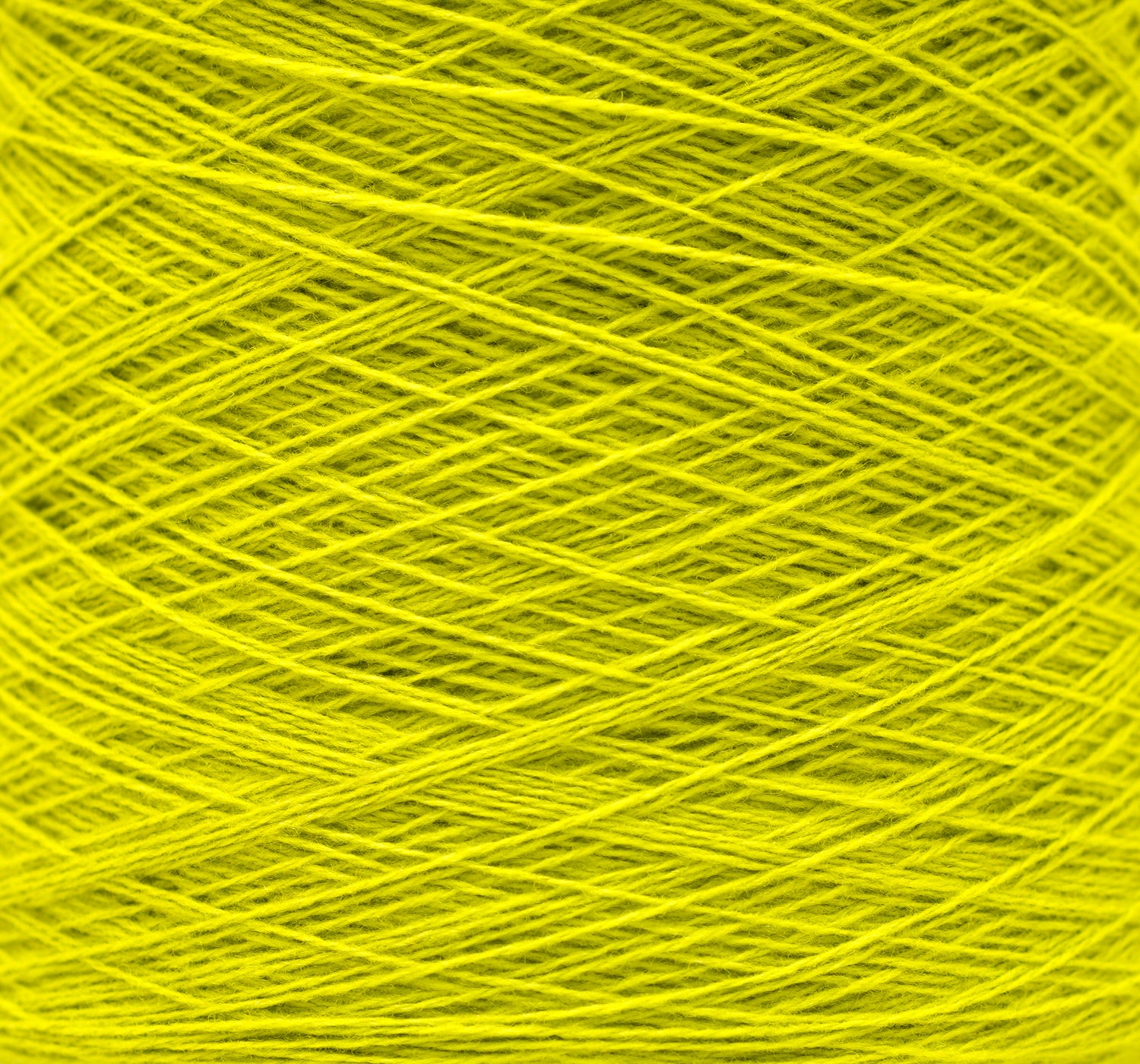 Neon green soft merino wool in cone - 900g/31,7oz.
