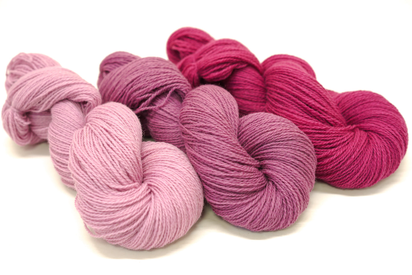 New Zealand wool yarn samples card in 52 colors