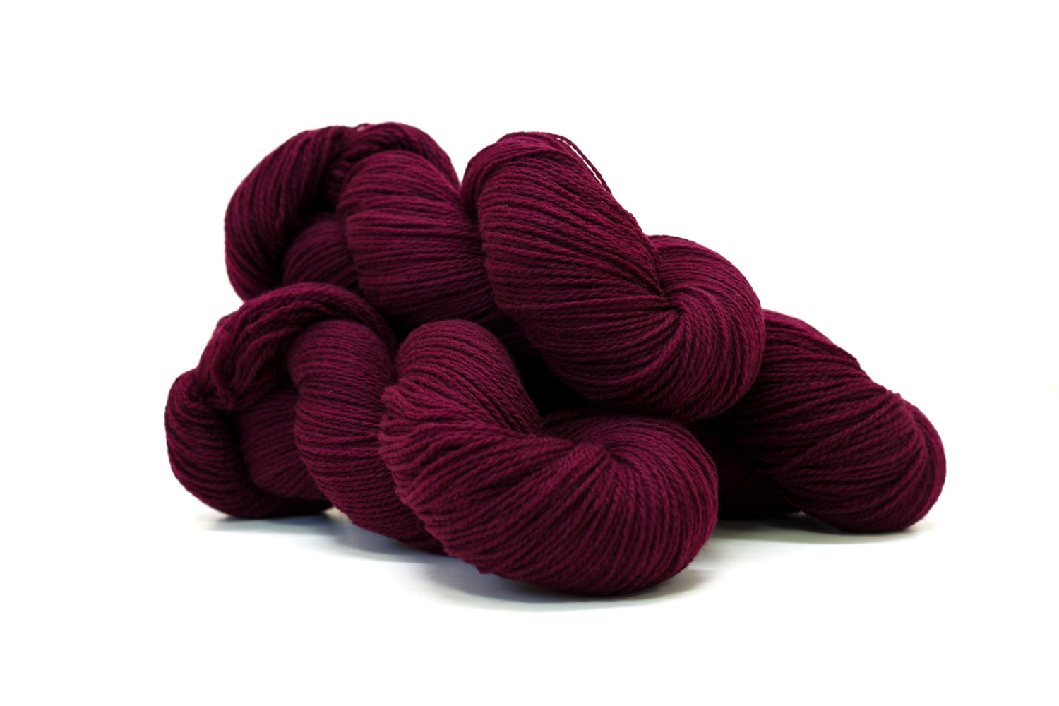Merino wool yarn samples card in 32 colors