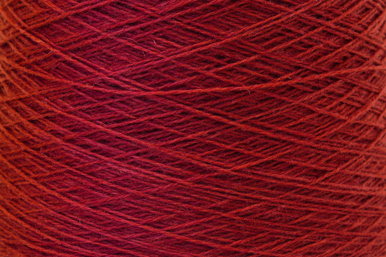 Burnt brick soft merino wool in cone - 900g / 31,7oz.