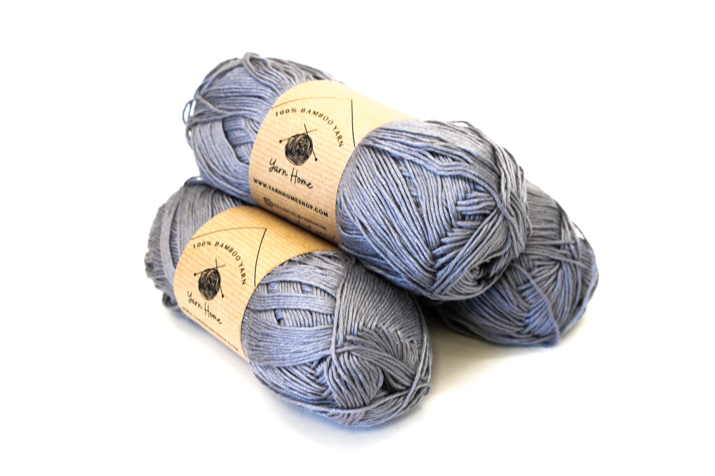 Graphite Grey bamboo yarn