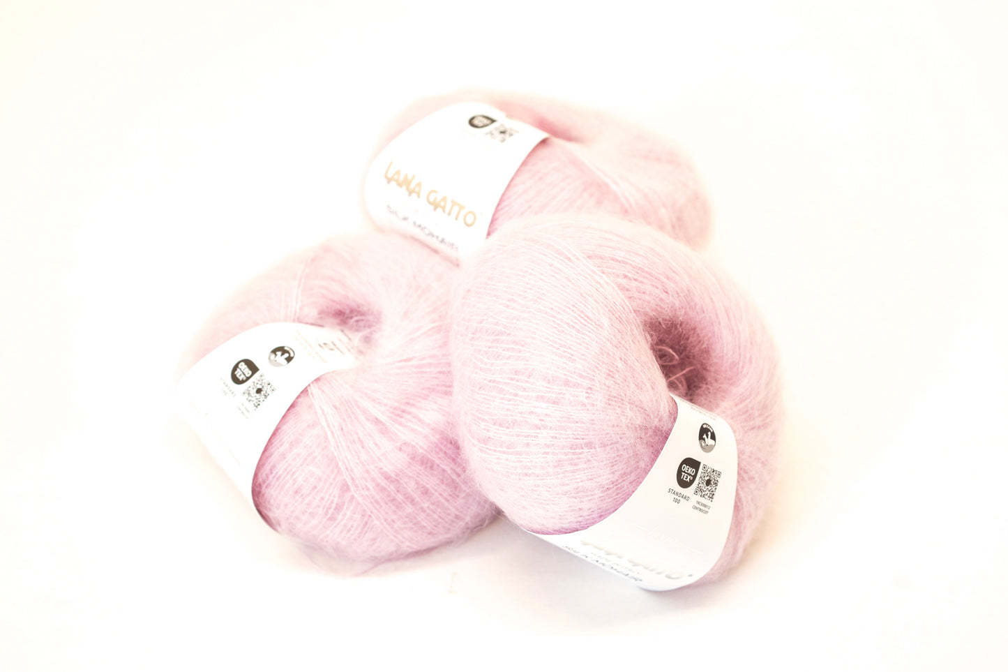 Ash Rose - Lana Gatto lace Mohair Silk yarn