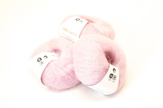 Ash Rose - Lana Gatto lace Mohair Silk yarn
