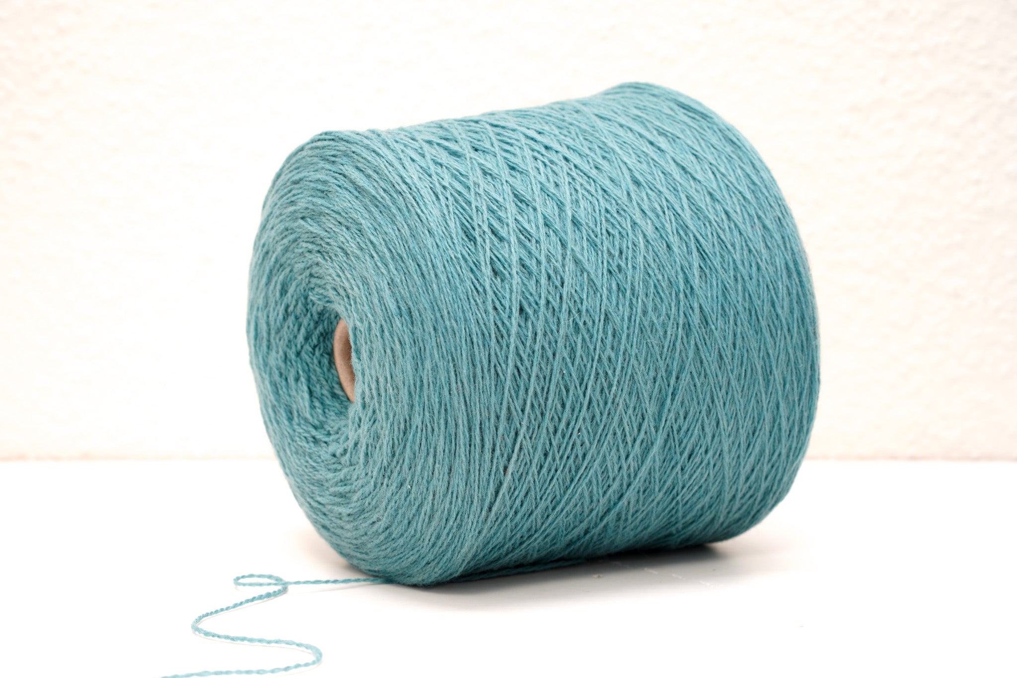 Dusty mint blue color soft merino wool in cone - 900g / 31,7oz.