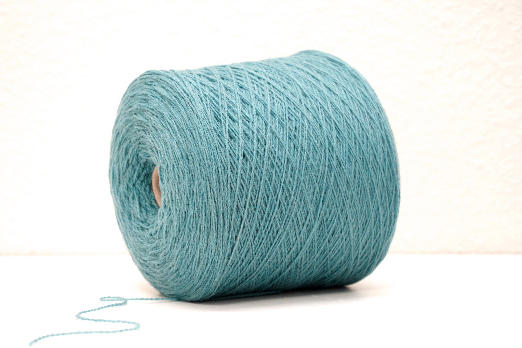 Dusty mint blue color soft merino wool in cone - 900g / 31,7oz.