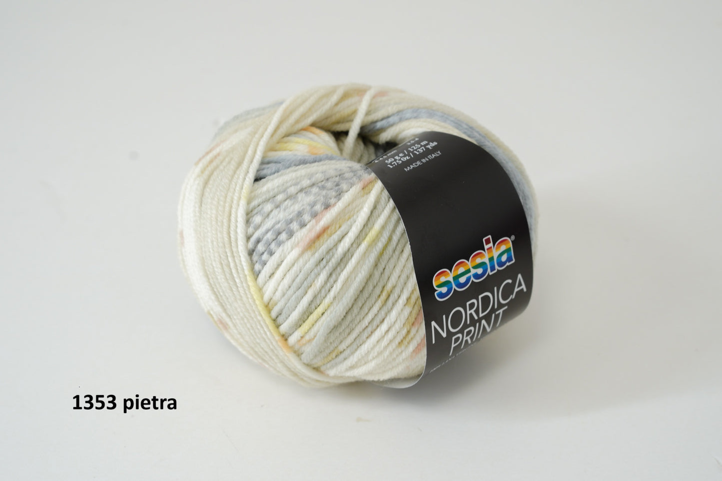 Sesia Nordica print merino virgin wool yarn - 6 colors