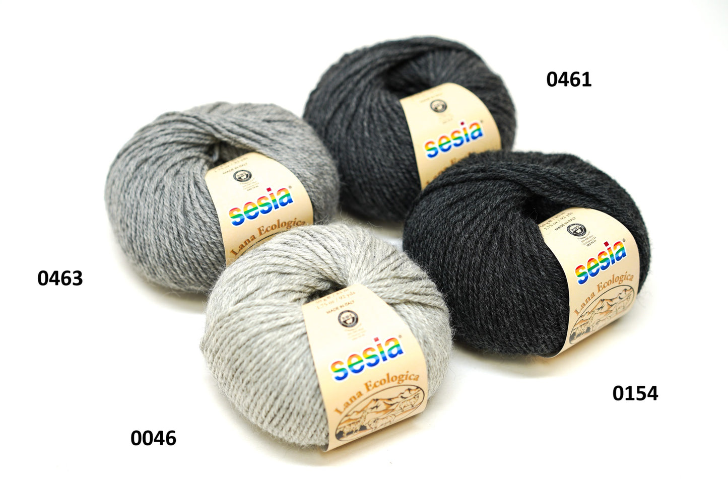SESIA Lana Ecological Virgin wool 50%/50 alpaca blend, 50g./85m - 12 colors