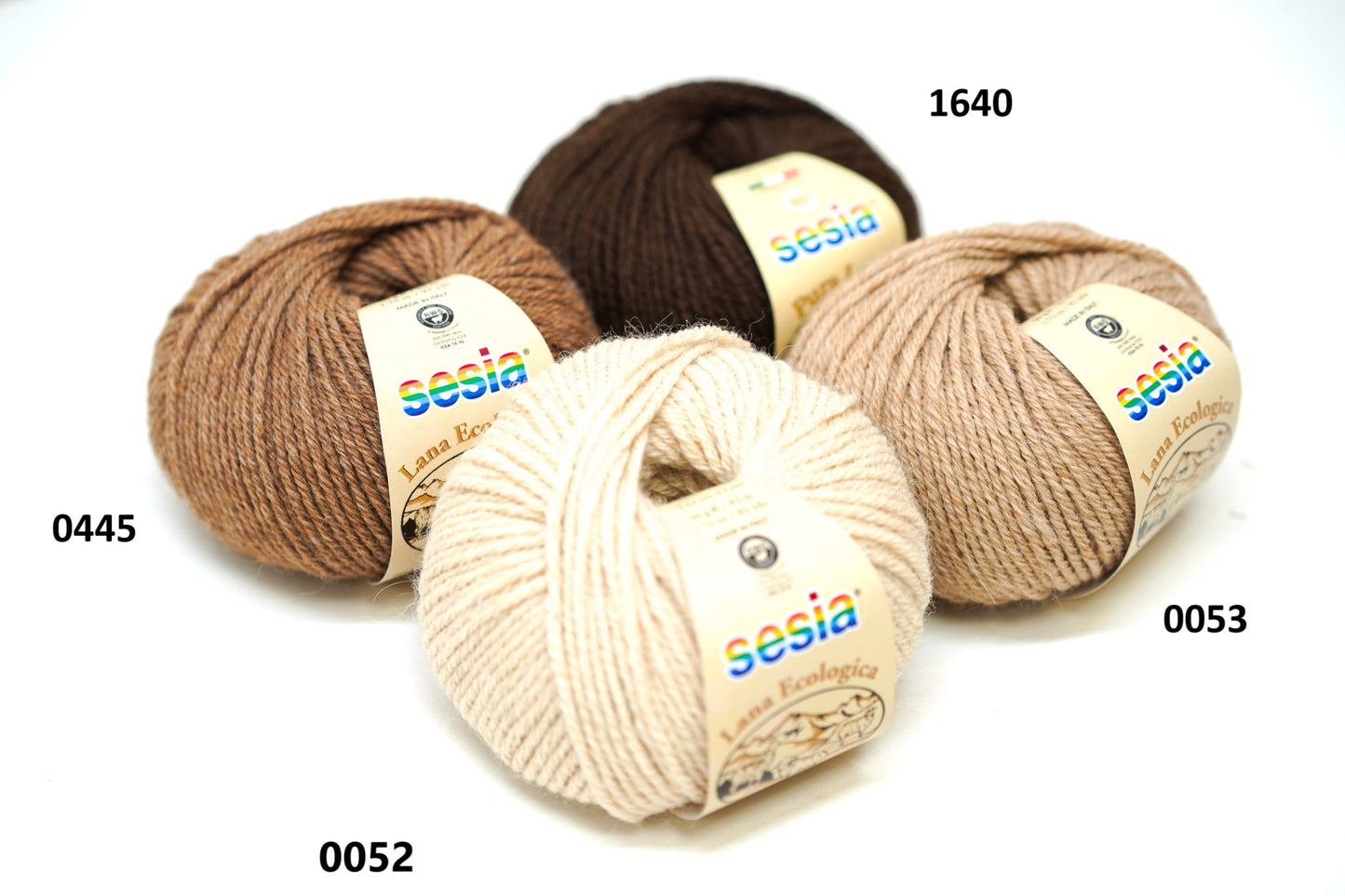 SESIA Lana Ecological Virgin wool 50%/50 alpaca blend, 50g./85m - 12 colors
