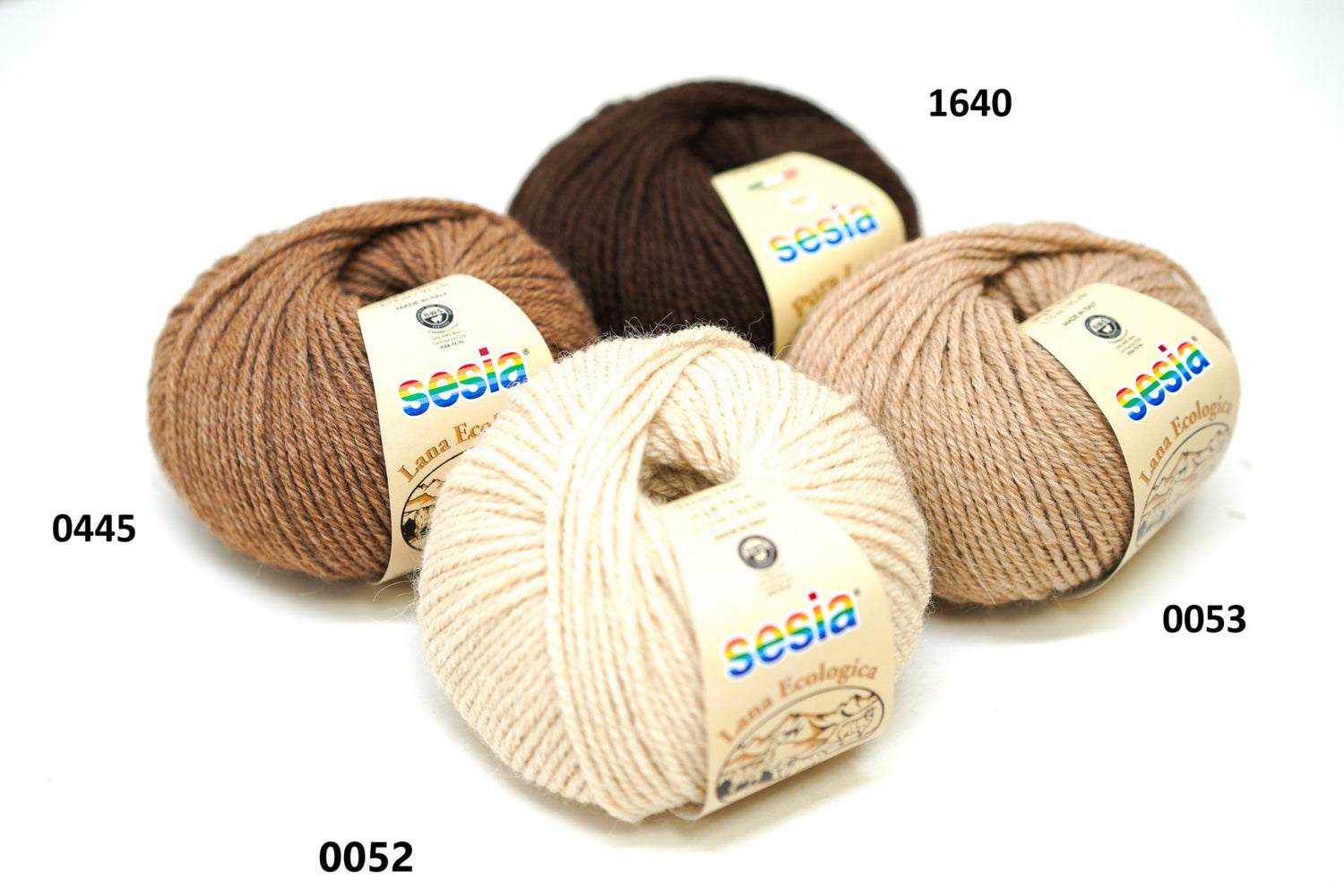 SESIA Lana Ecological Virgin wool 50%/50 alpaca blend, 50g./85m - 12 colors