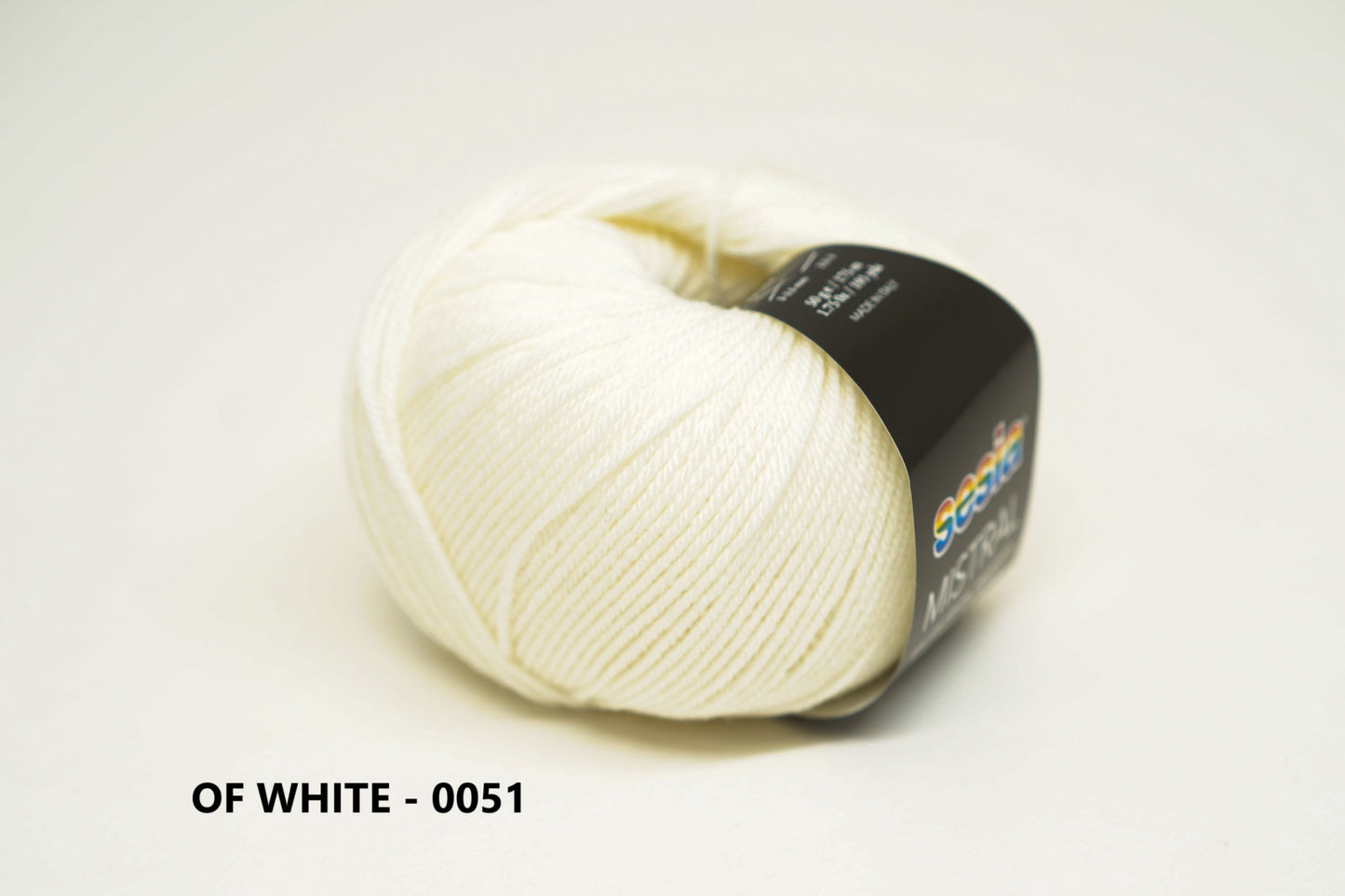 SESIA Mistral virgin wool in 23 bright colors 50g./175m