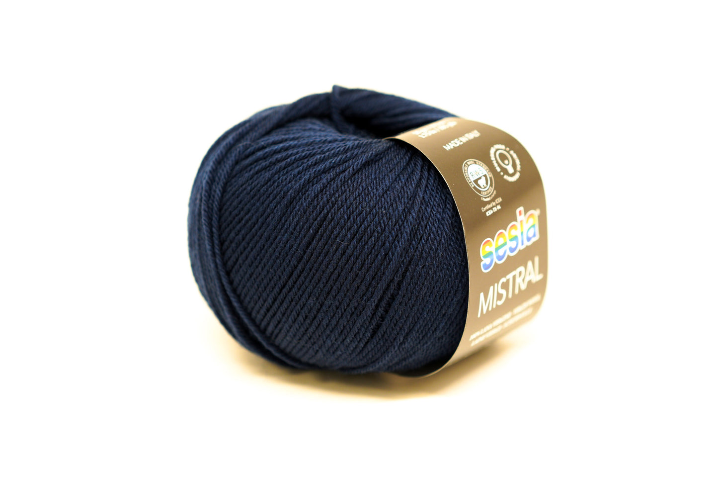 Dark blue - 0884 - SESIA Mistral virgin wool 50g./175m