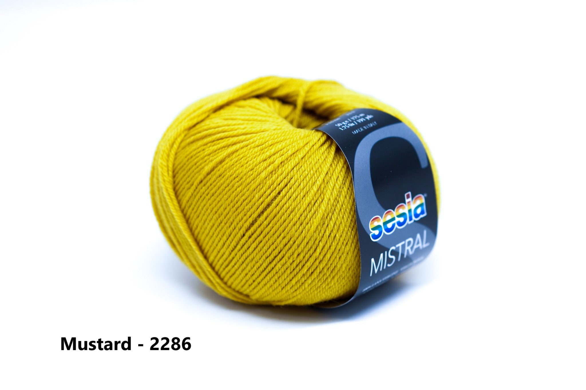 Mustard - 2286 - SESIA Mistral virgin wool  50g./175m